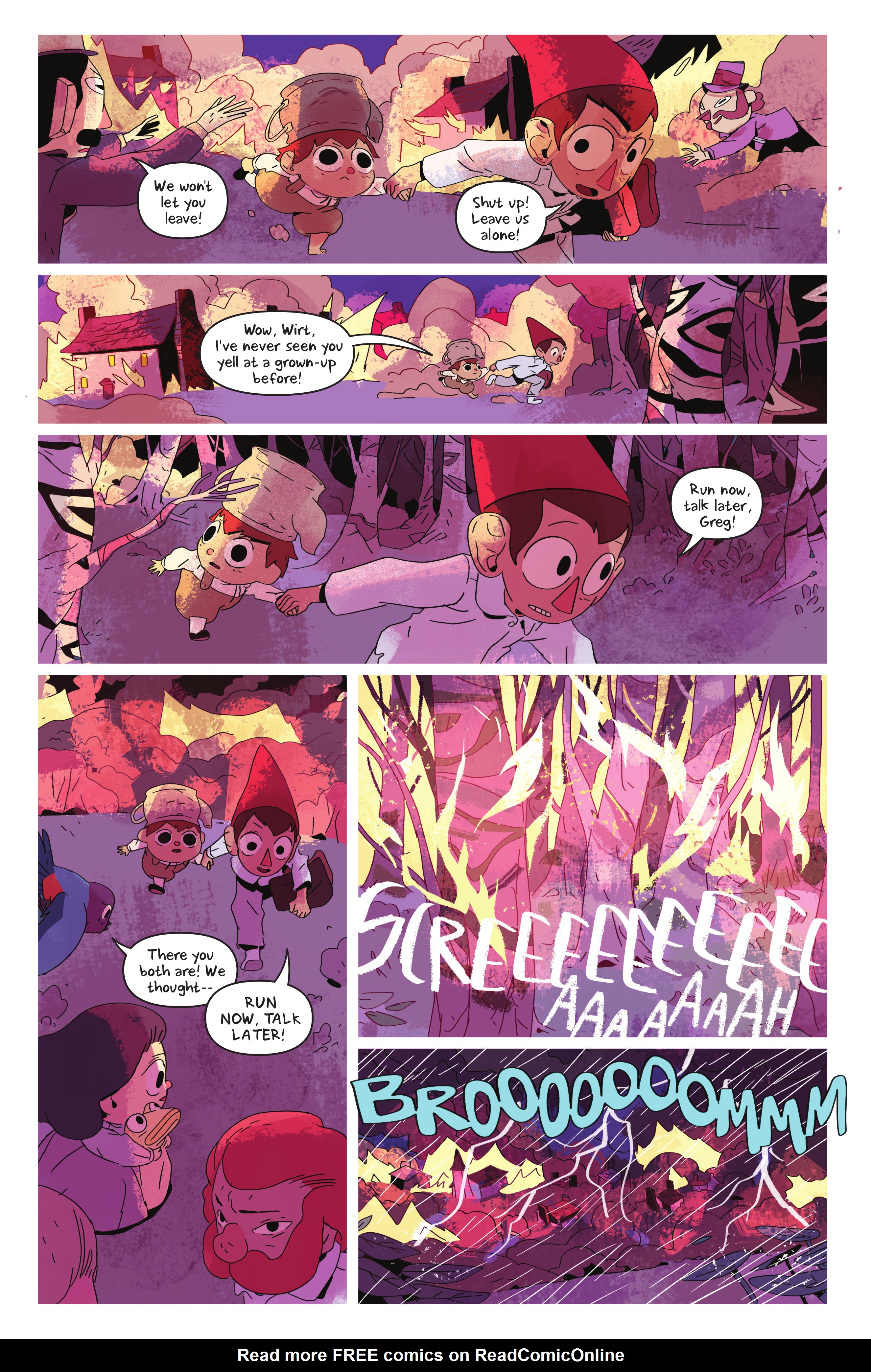 Read online Over the Garden Wall: Hollow Town comic -  Issue # TPB - 111