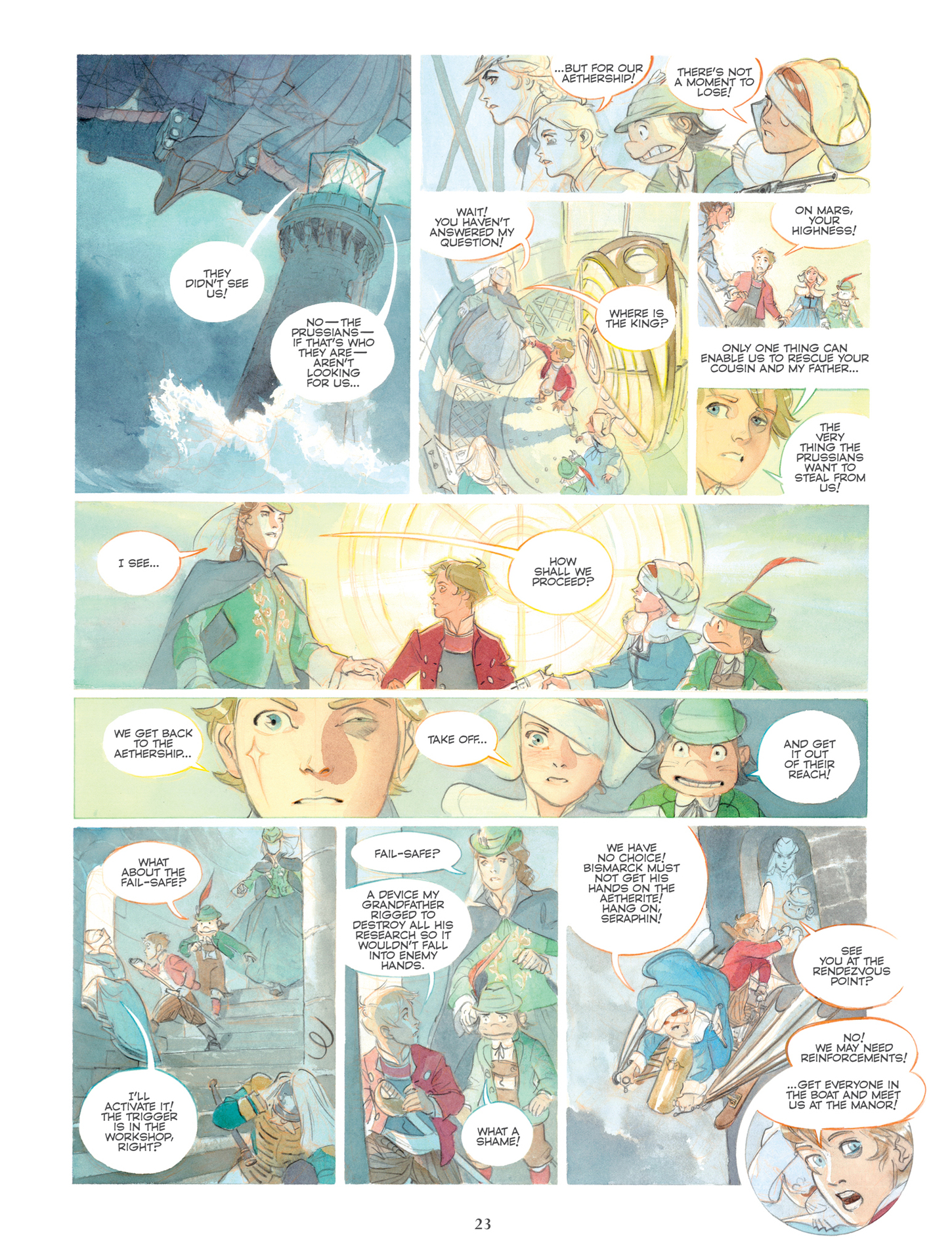 Read online Castle In the Stars: The Space Race of 1869 comic -  Issue #Castle In the Stars TPB The Knights of Mars - 26