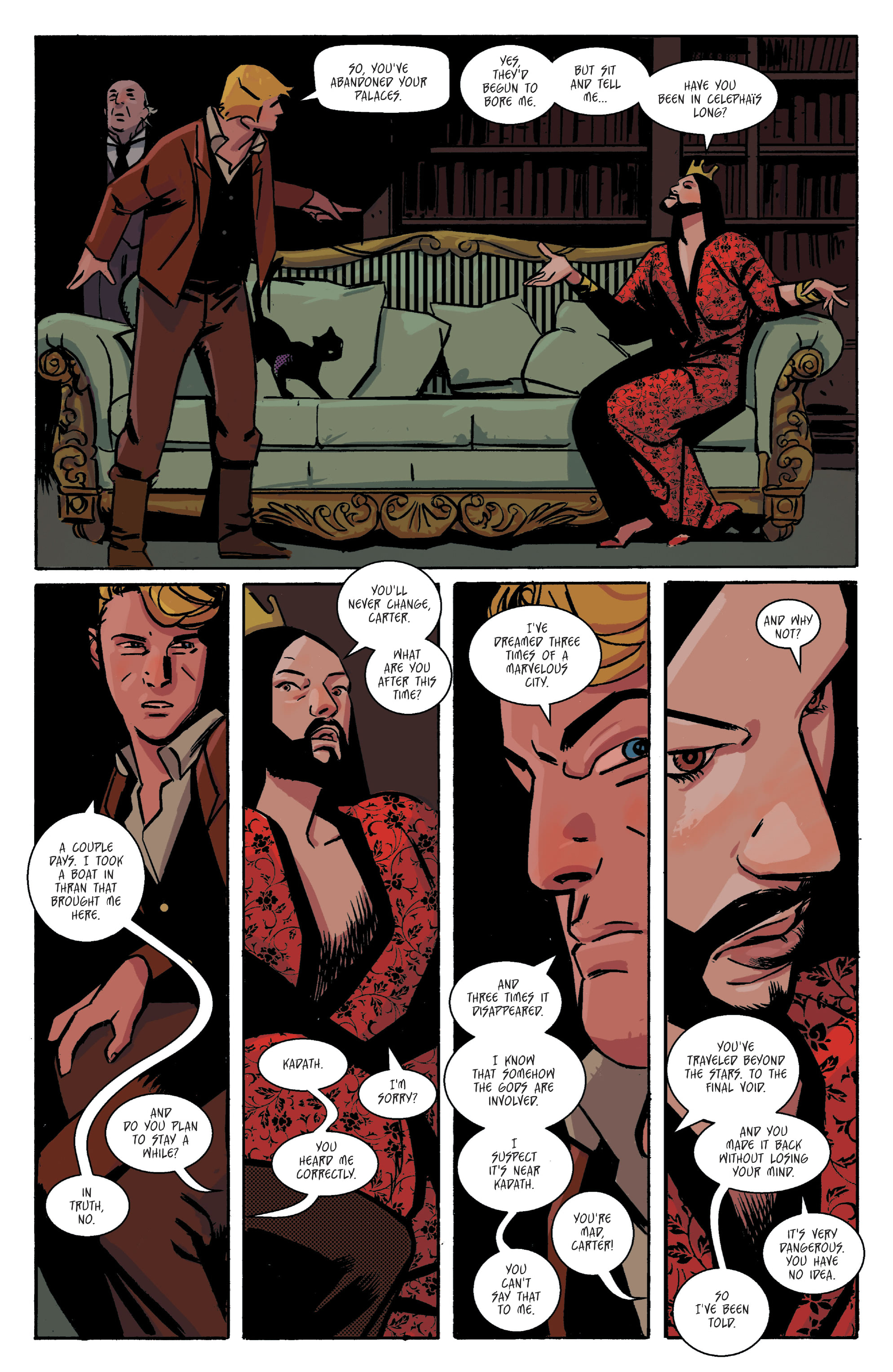 Read online Lovecraft Unknown Kadath comic -  Issue #5 - 6