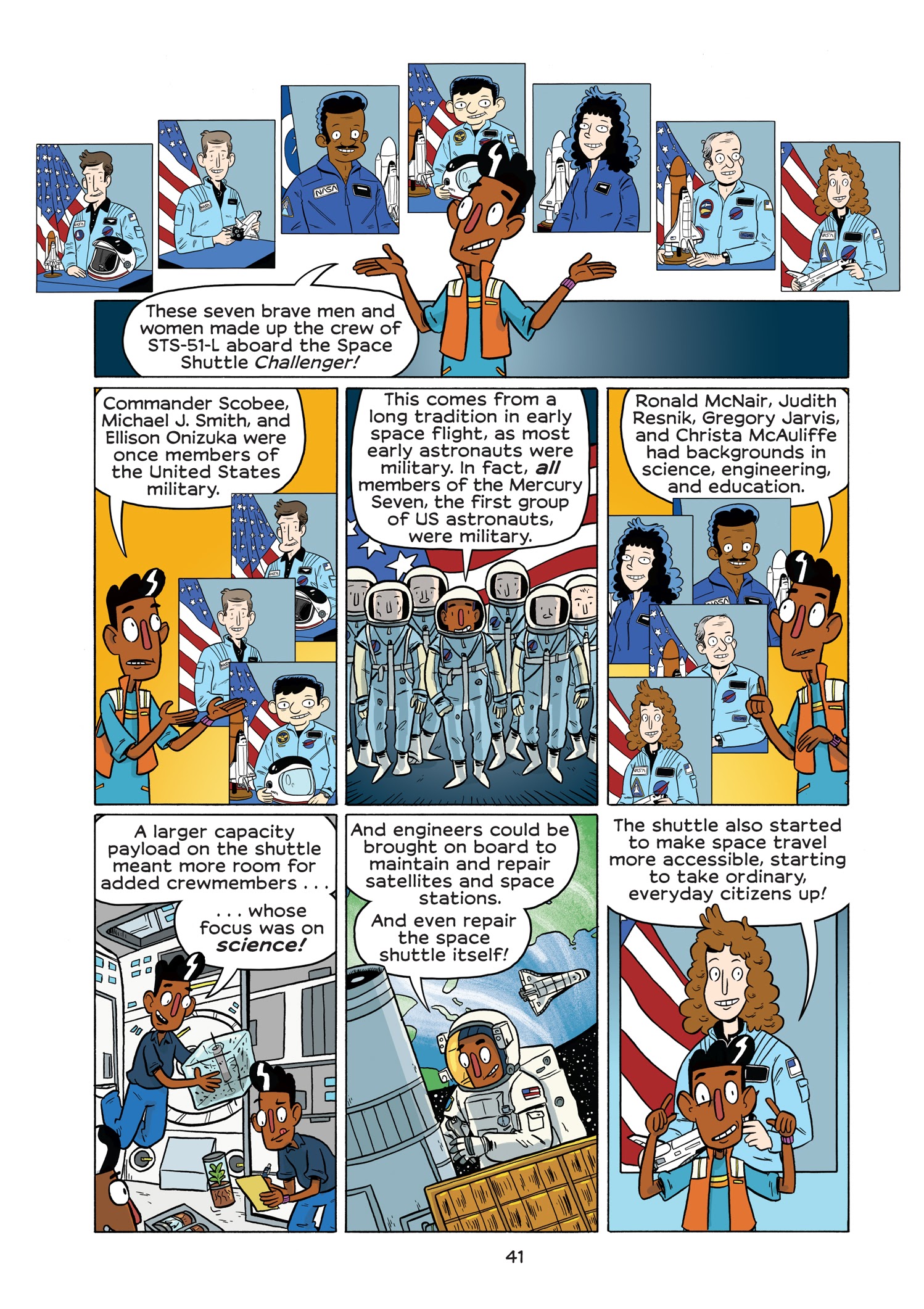 Read online History Comics comic -  Issue # The Challenger Disaster: Tragedy in the Skies - 47