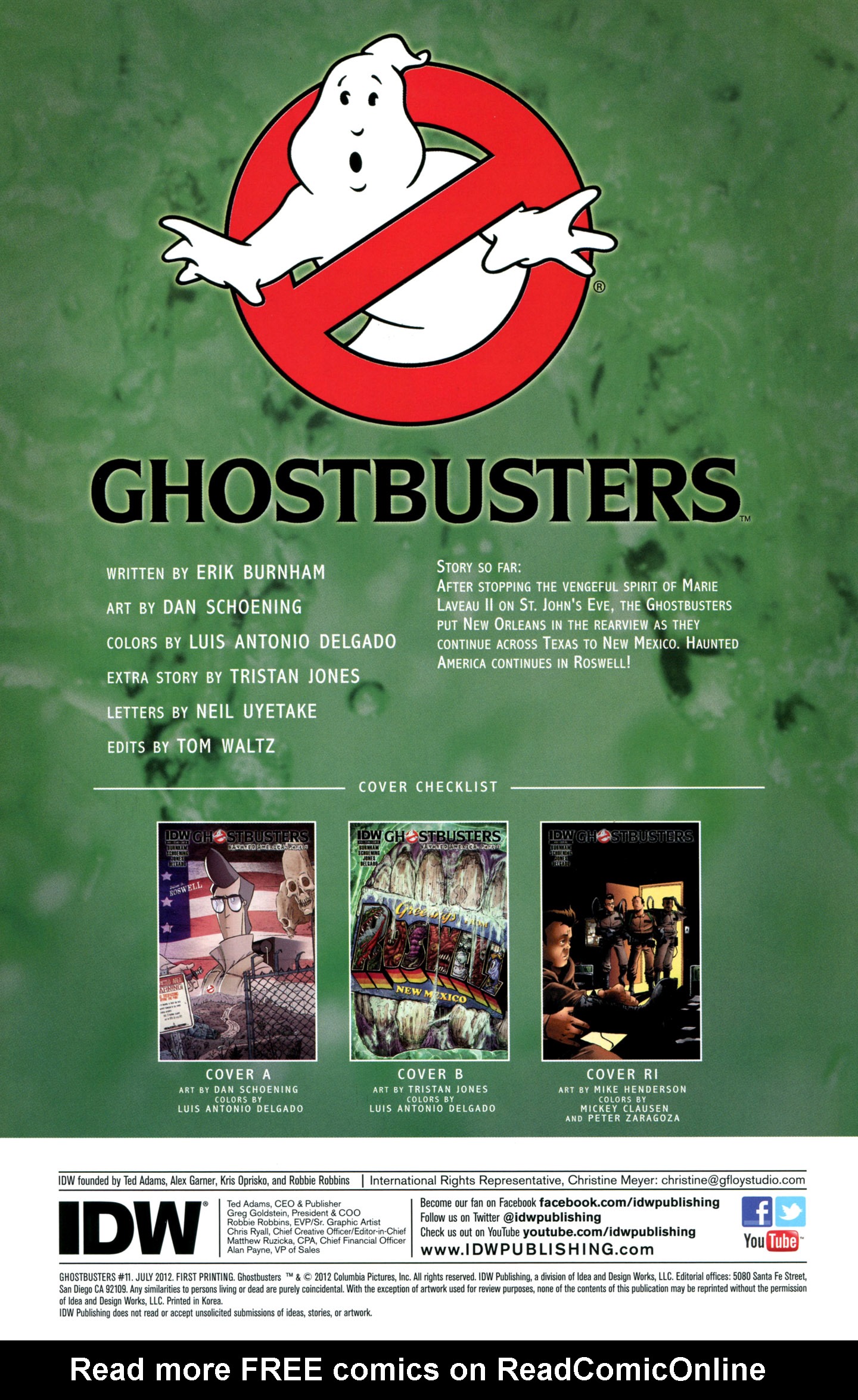 Read online Ghostbusters (2011) comic -  Issue #11 - 2