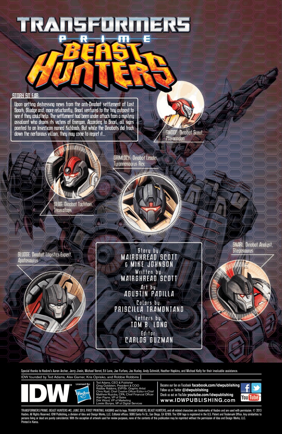 Read online Transformers Prime: Beast Hunters comic -  Issue #2 - 2