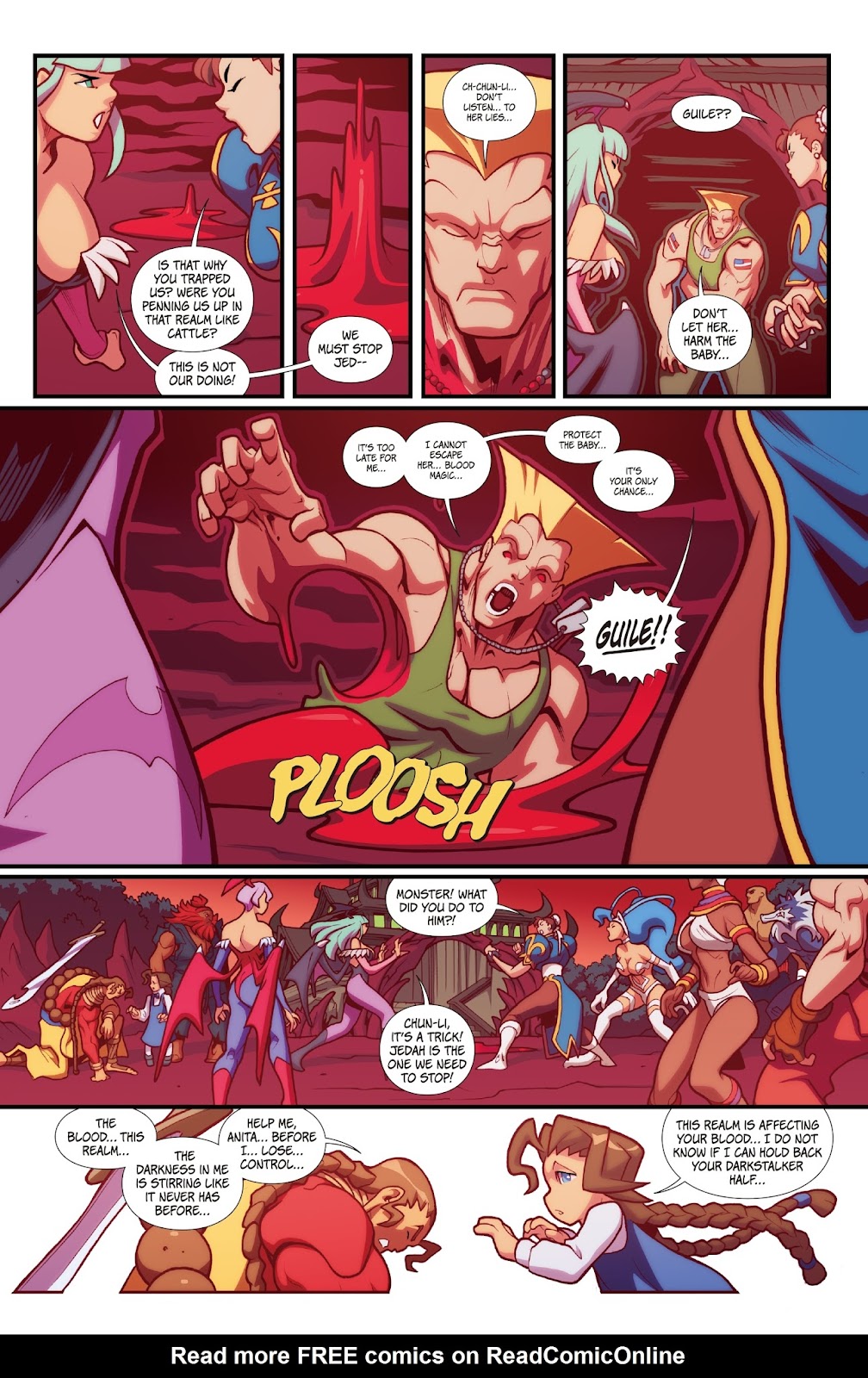 Street Fighter VS Darkstalkers issue 6 - Page 18