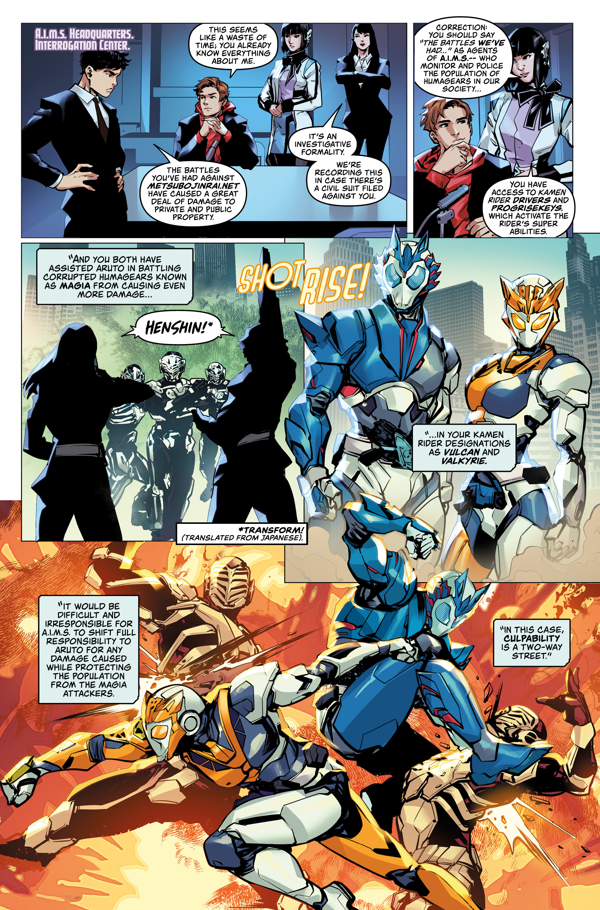 Read online Kamen Rider Zero-One comic -  Issue #1 - 6