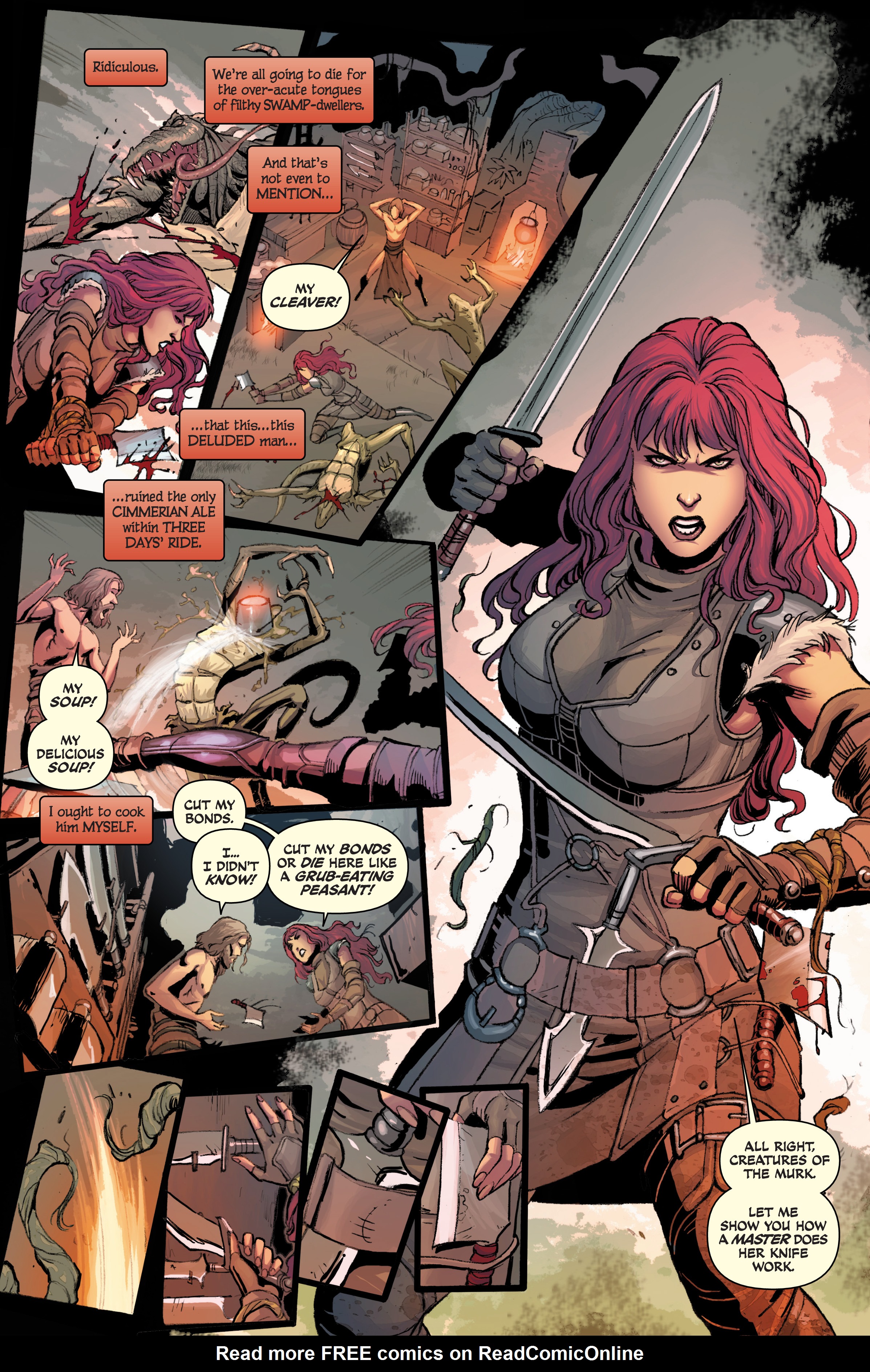 Read online Red Sonja (2013) comic -  Issue # _TPB Complete Gail Simone Red Sonja Omnibus (Part 2) - 68