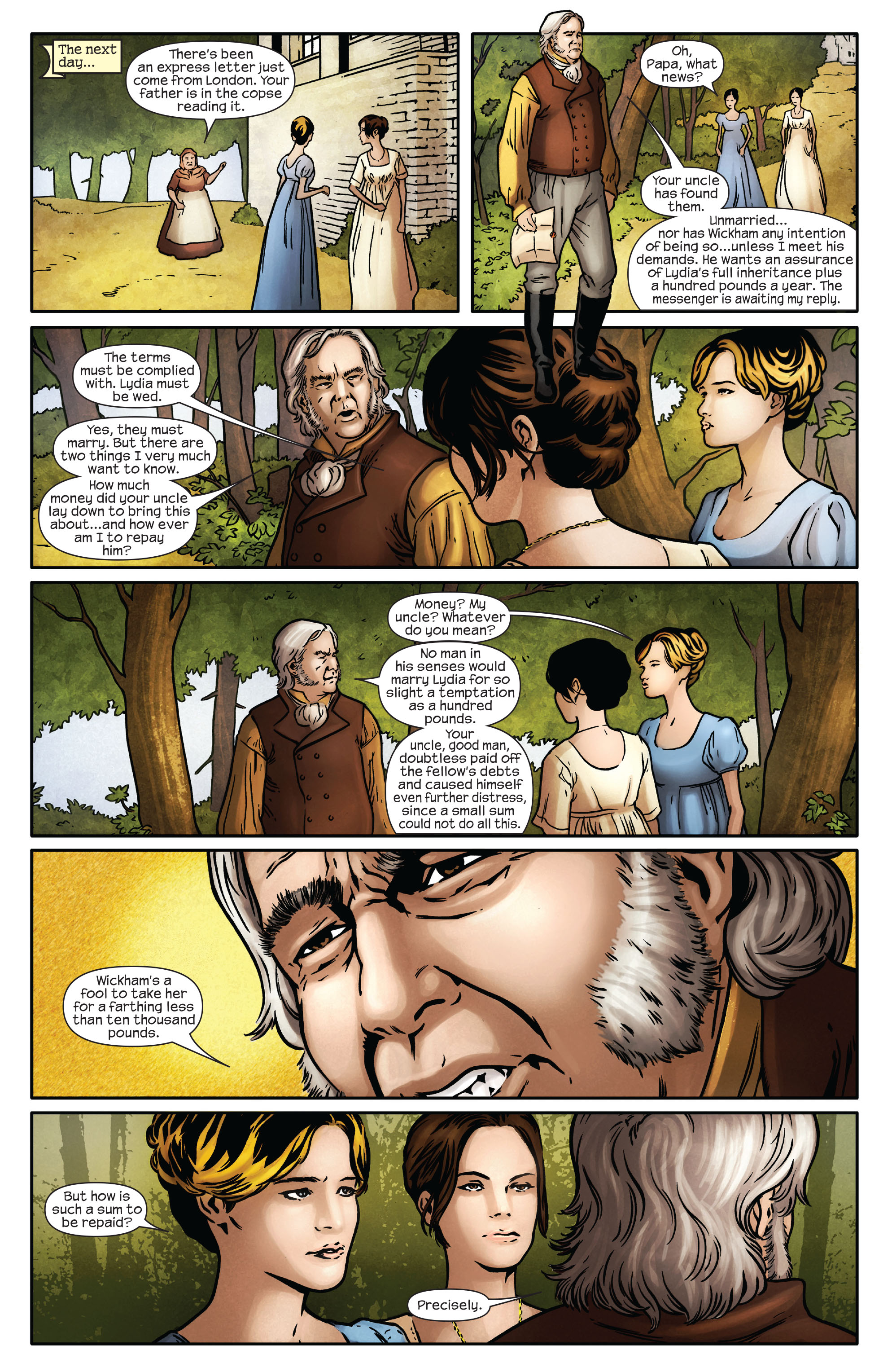 Read online Pride & Prejudice (2009) comic -  Issue #5 - 9