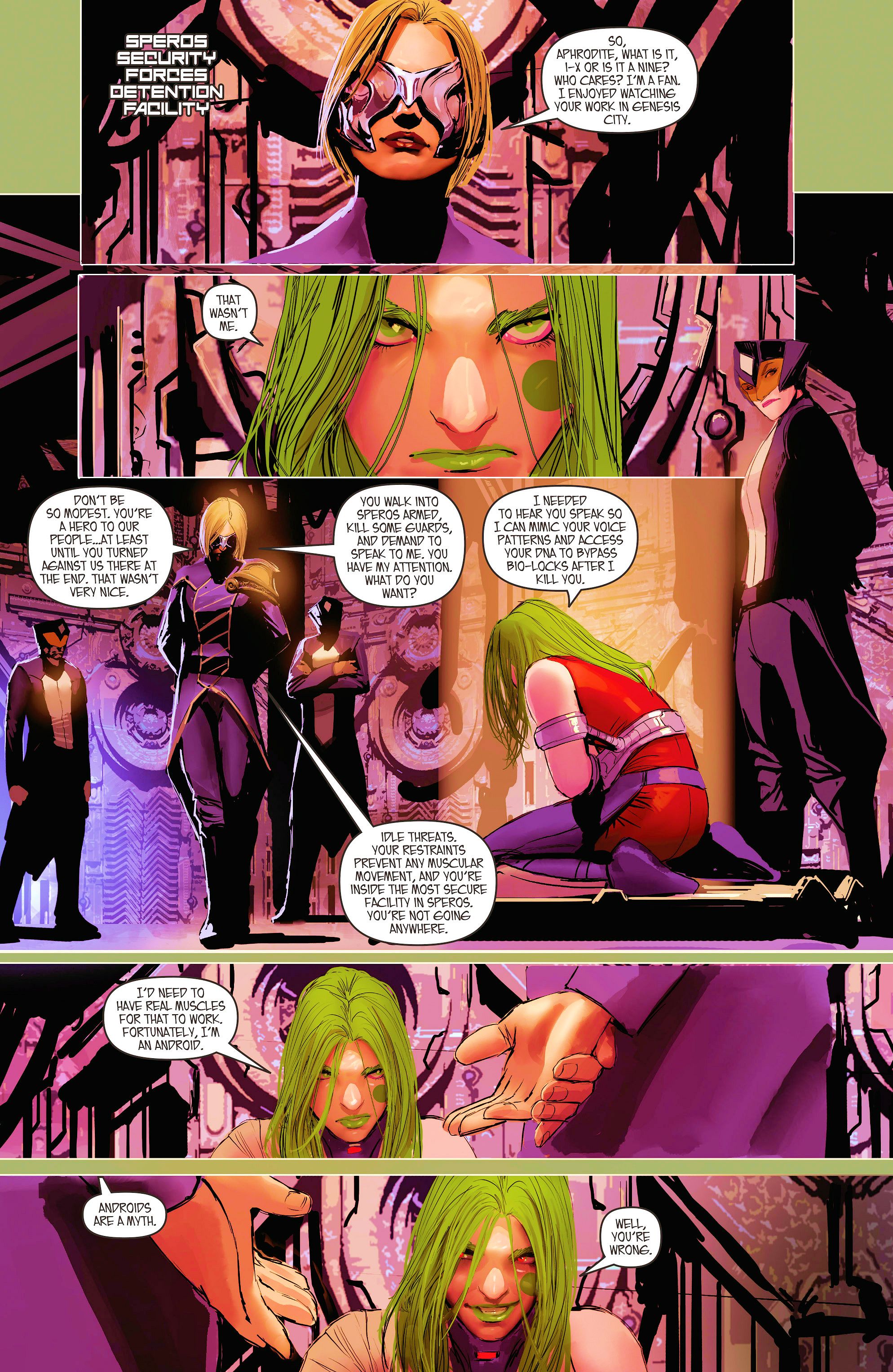 Read online Aphrodite IX (2013) comic -  Issue #8 - 13