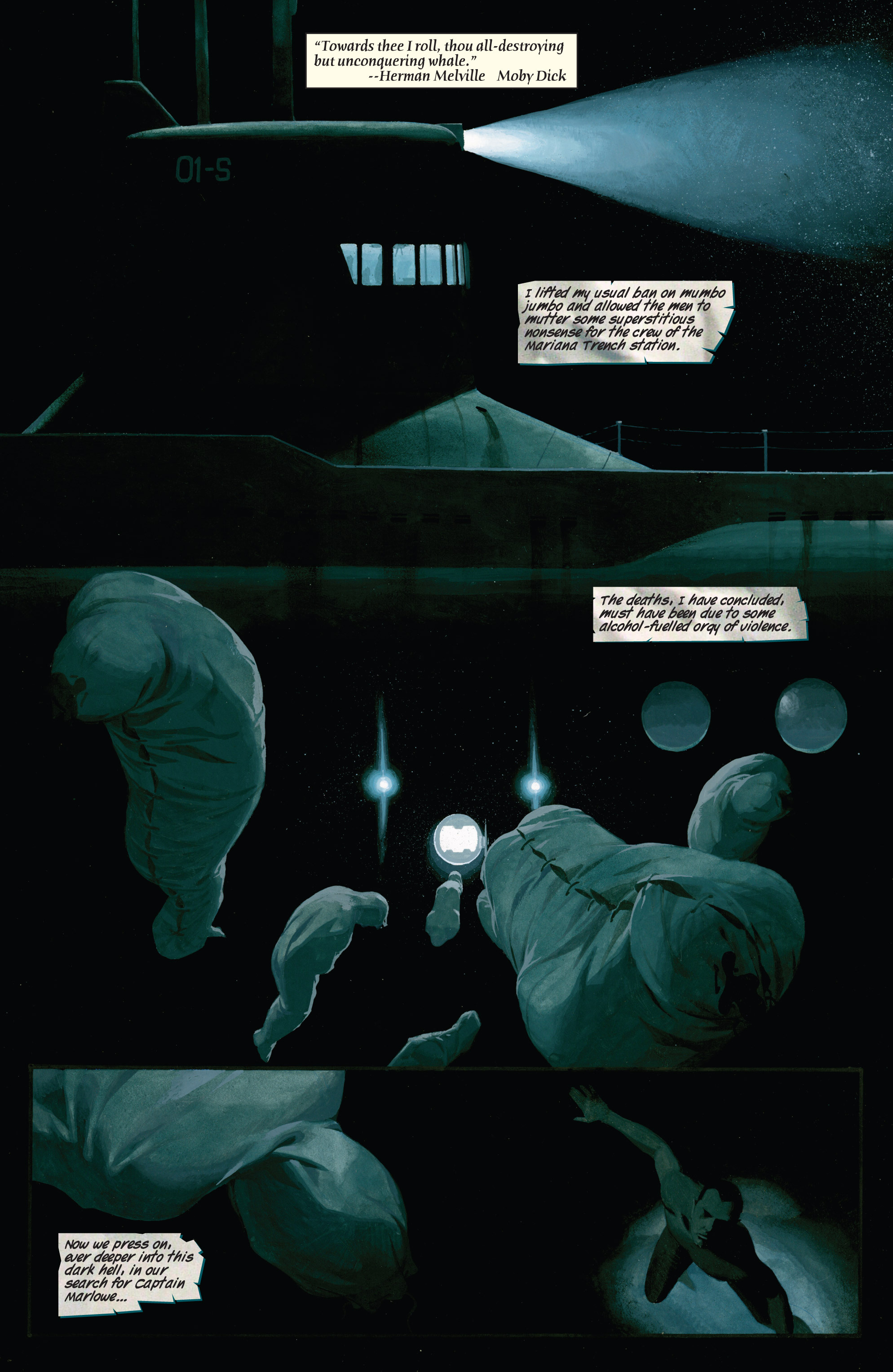 Read online Sub-Mariner: The Depths comic -  Issue #4 - 5