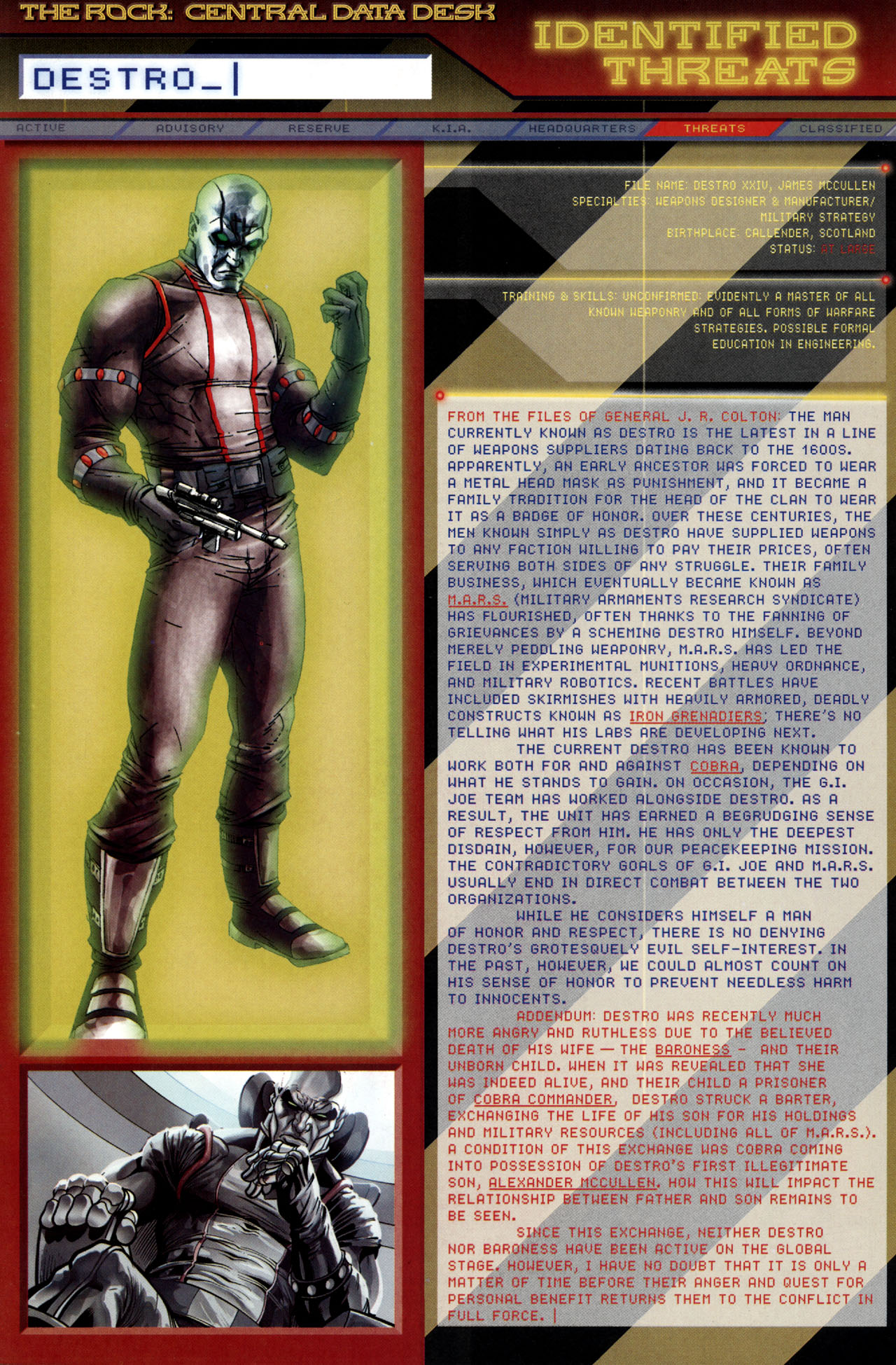Read online G.I. Joe: Data Desk Handbook comic -  Issue #2 - 17