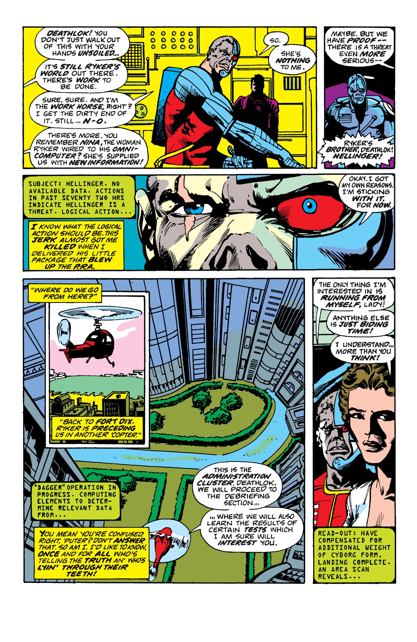 Read online Deathlok the Demolisher: The Complete Collection comic -  Issue # TPB - 168