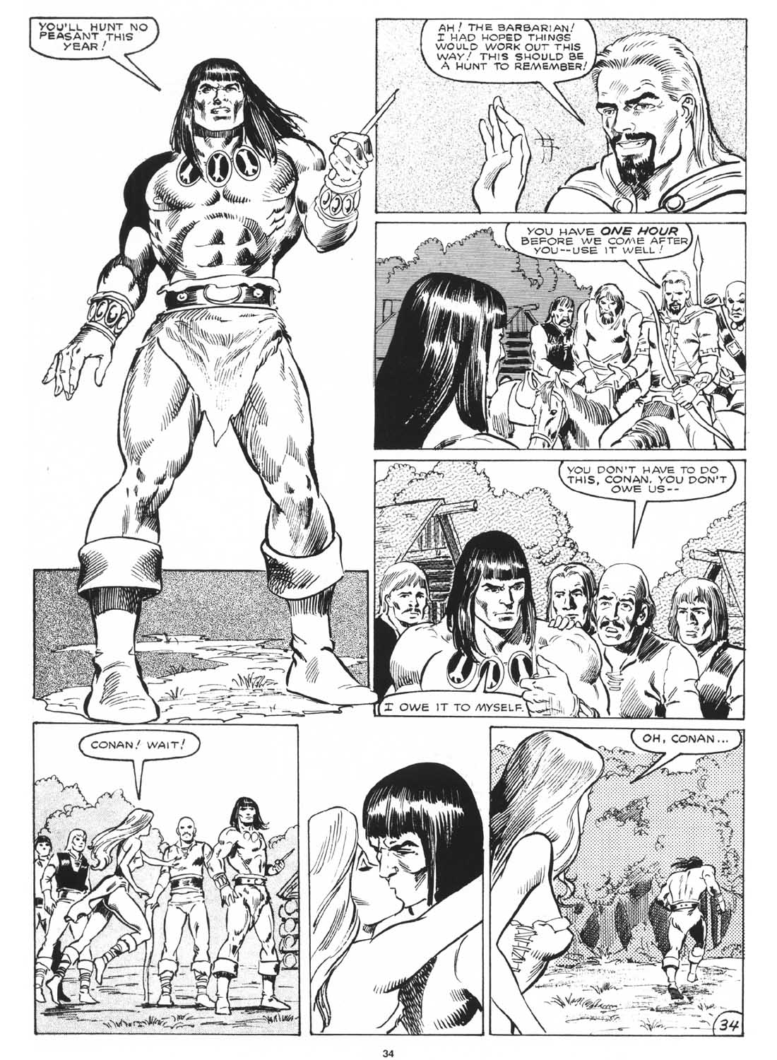Read online The Savage Sword Of Conan comic -  Issue #171 - 36