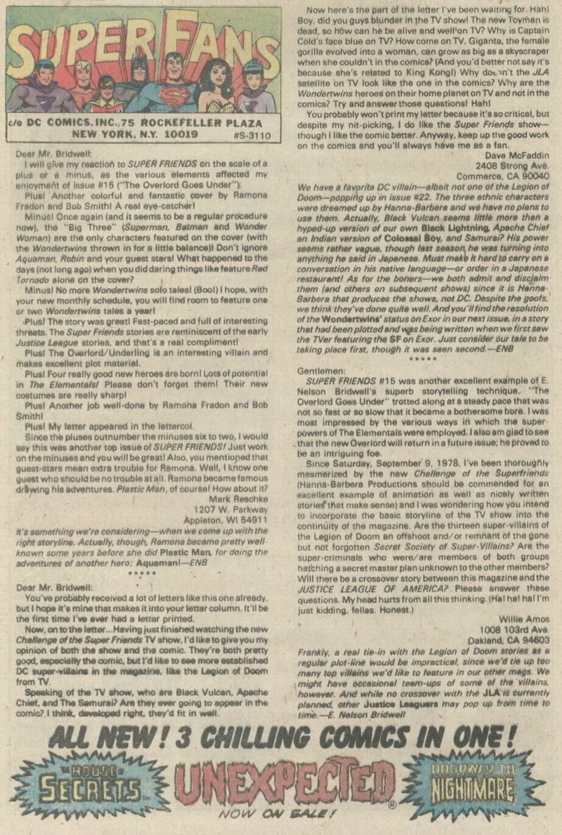 Read online The Super Friends comic -  Issue #20 - 19