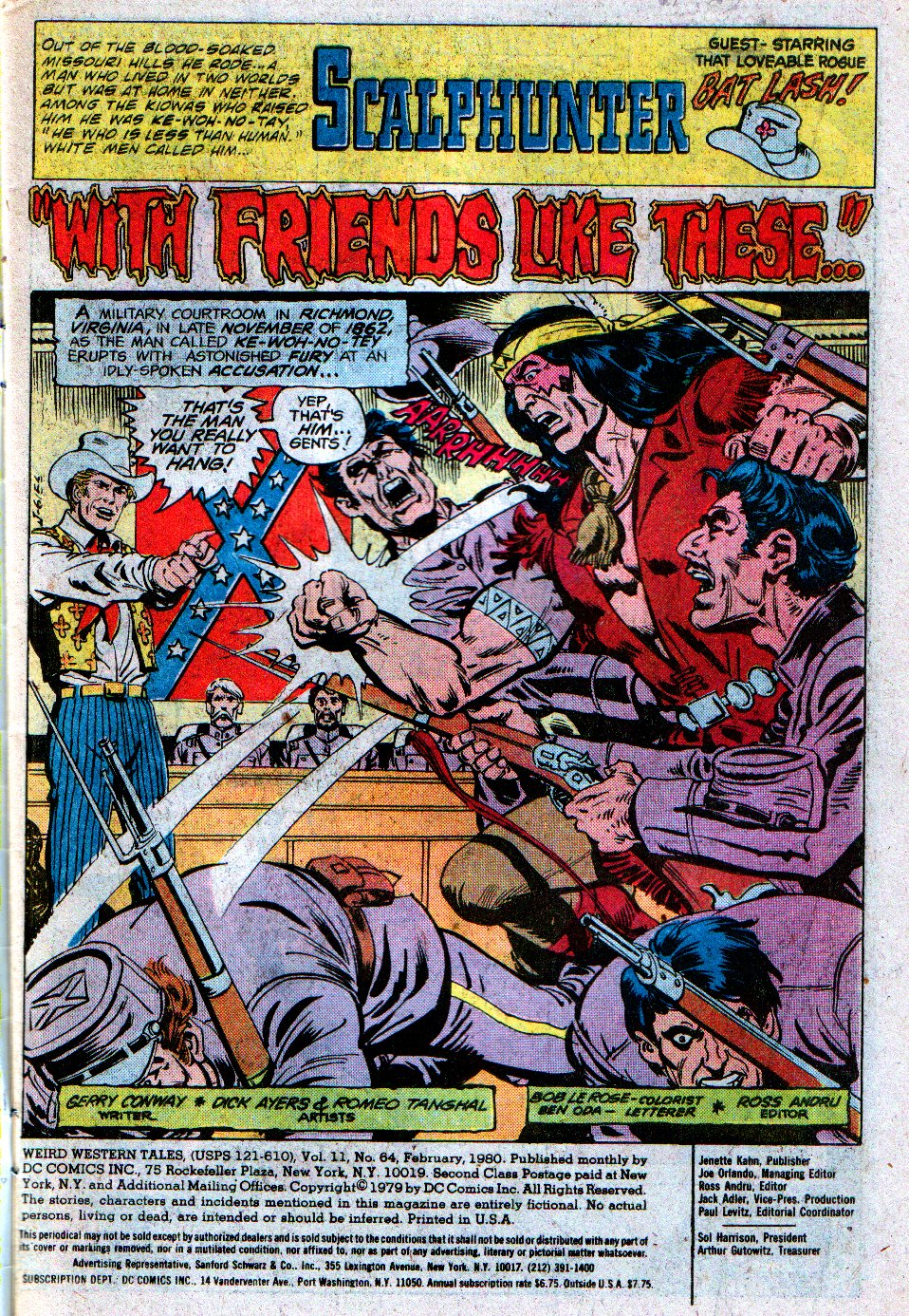 Read online Weird Western Tales (1972) comic -  Issue #64 - 2