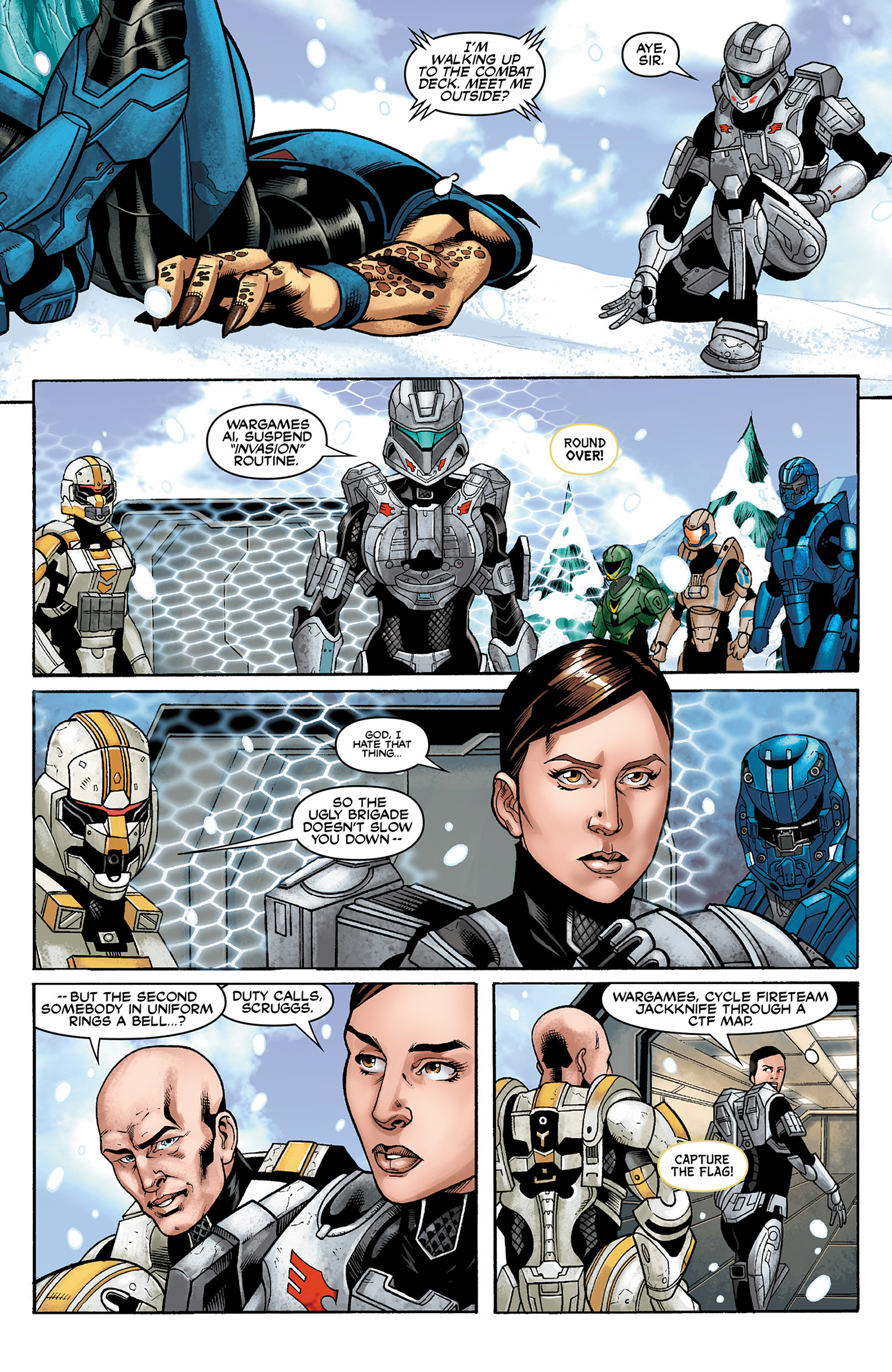 Read online Halo: Escalation comic -  Issue #1 - 6