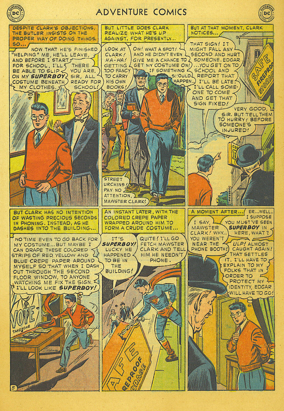 Read online Adventure Comics (1938) comic -  Issue #169 - 6