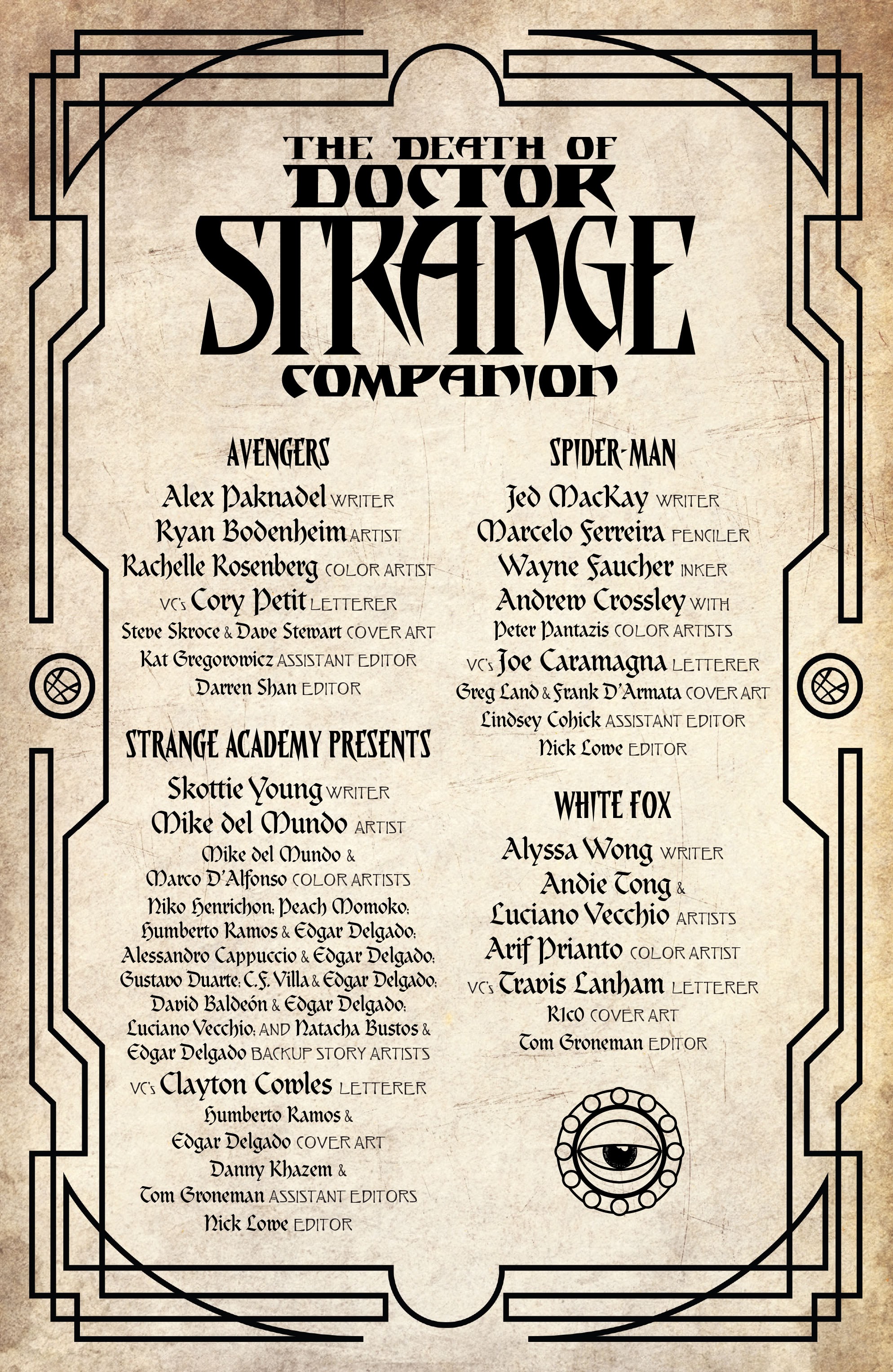 Read online Death of Doctor Strange: One-Shots comic -  Issue # _TPB (Part 1) - 3