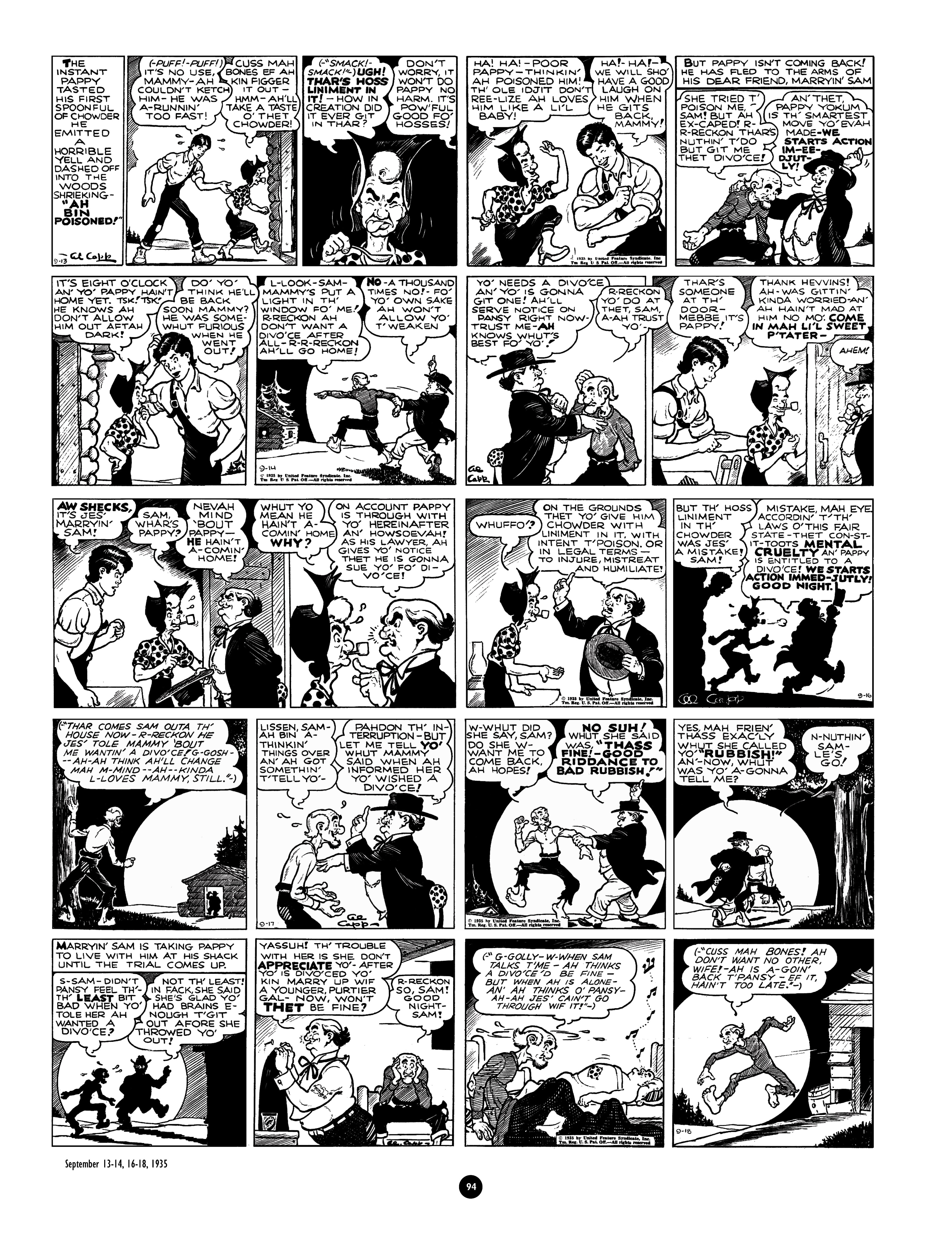 Read online Al Capp's Li'l Abner Complete Daily & Color Sunday Comics comic -  Issue # TPB 1 (Part 1) - 95