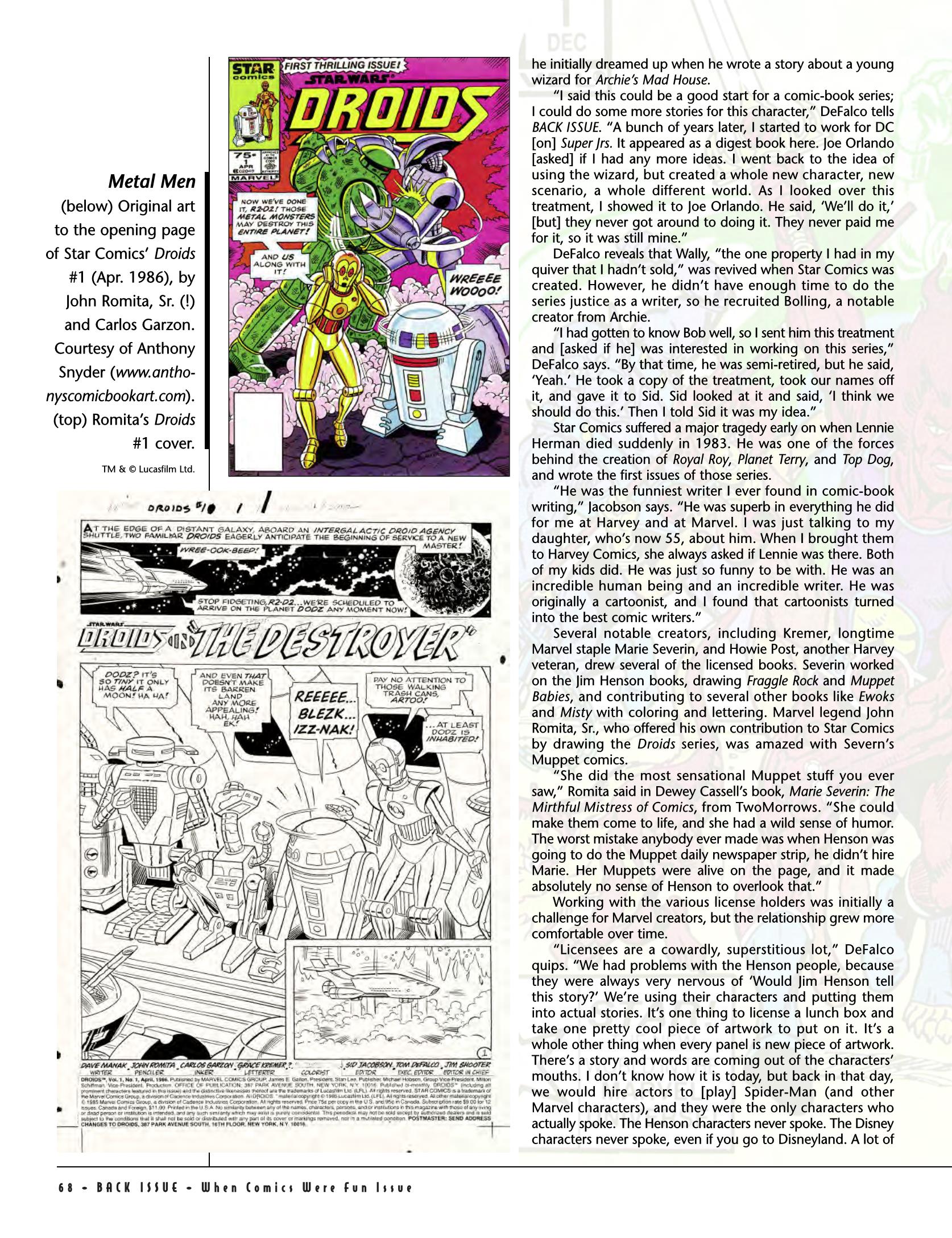 Read online Back Issue comic -  Issue #77 - 68