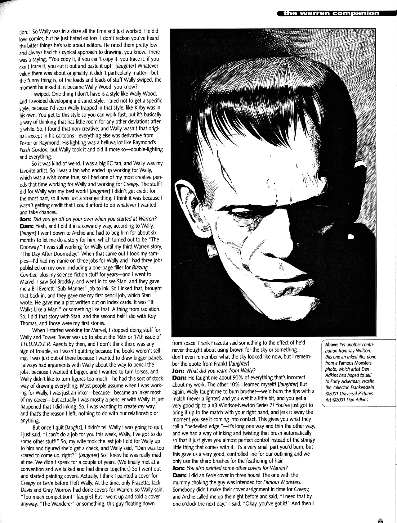 Read online Warren Companion comic -  Issue # TPB (Part 1) - 69
