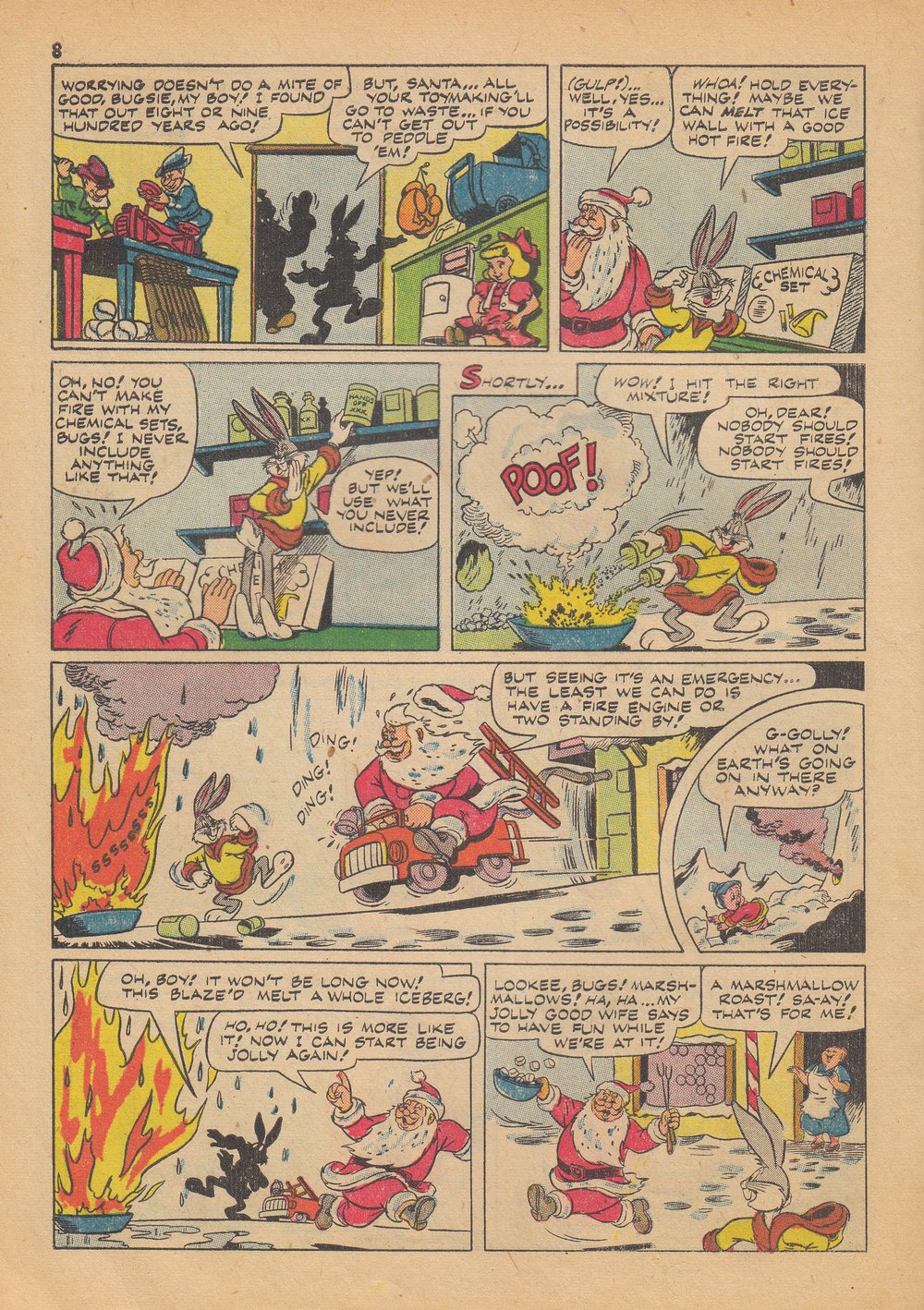 Read online Bugs Bunny's Christmas Funnies comic -  Issue # TPB 4 - 10