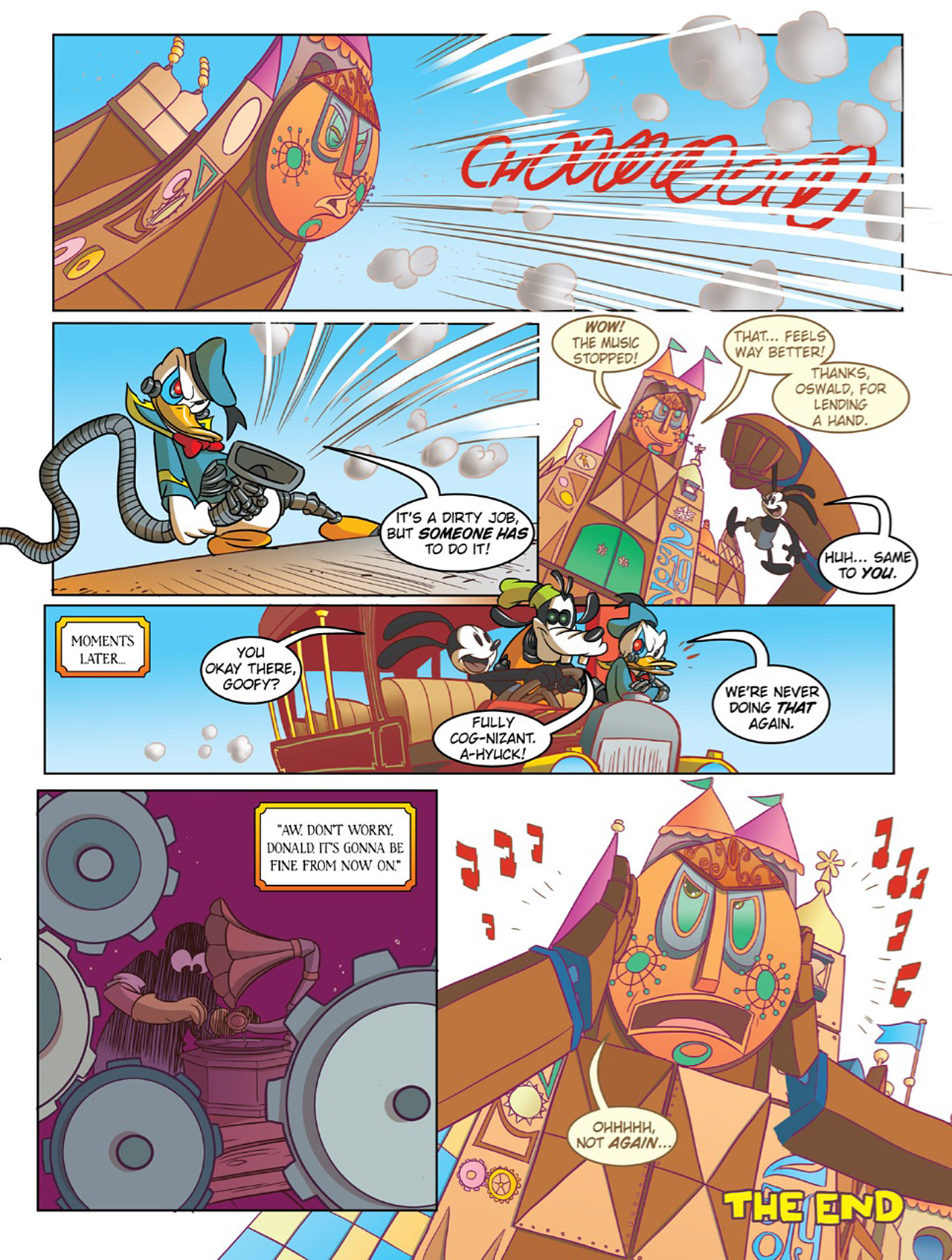 Read online Epic Mickey: Tales of the Wasteland comic -  Issue # Issue Clocktower Cleaners - 10