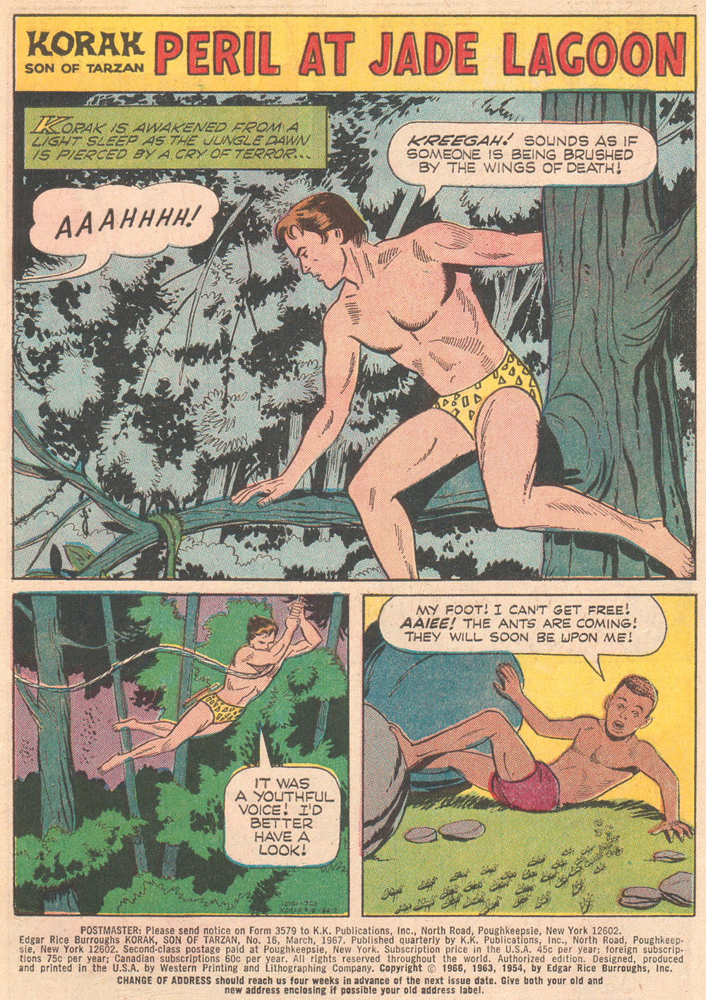 Read online Korak, Son of Tarzan (1964) comic -  Issue #16 - 3