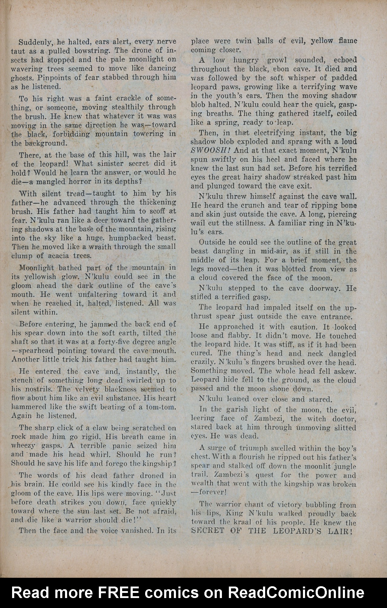 Read online Jungle Comics comic -  Issue #110 - 34