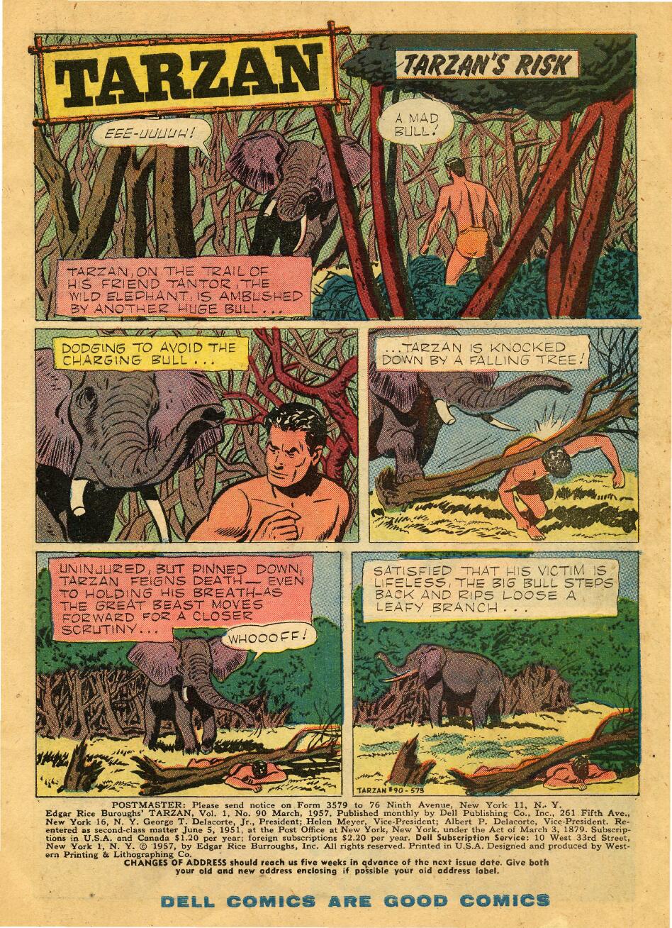 Read online Tarzan (1948) comic -  Issue #90 - 3