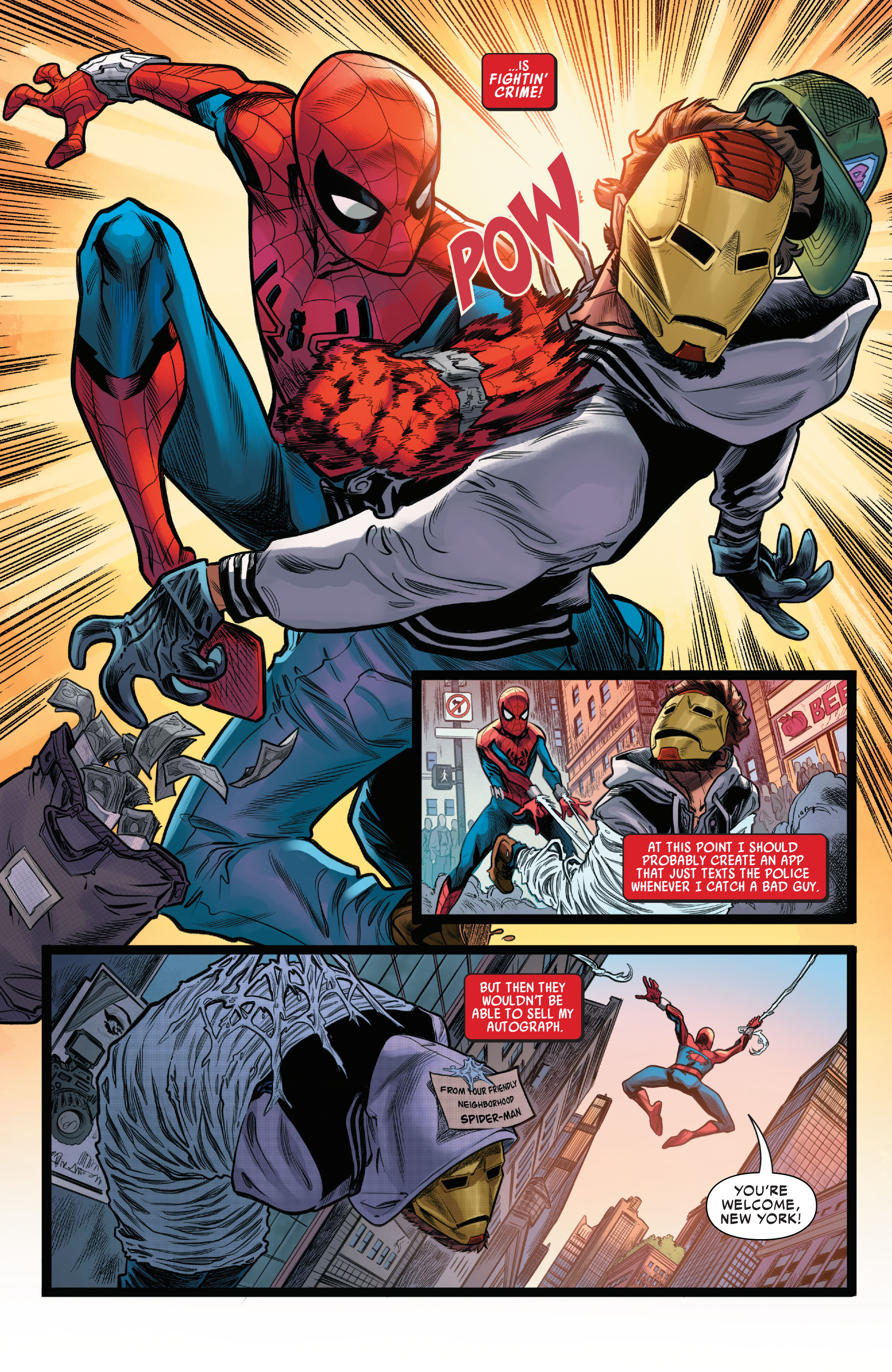 Read online W.E.B. Of Spider-Man comic -  Issue #1 - 5