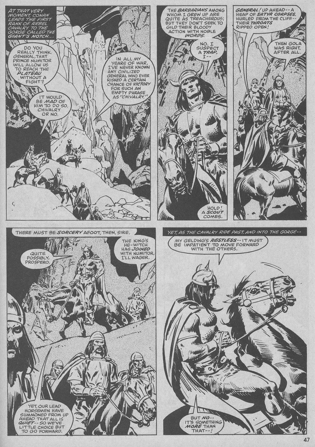 Read online The Savage Sword Of Conan comic -  Issue #51 - 47