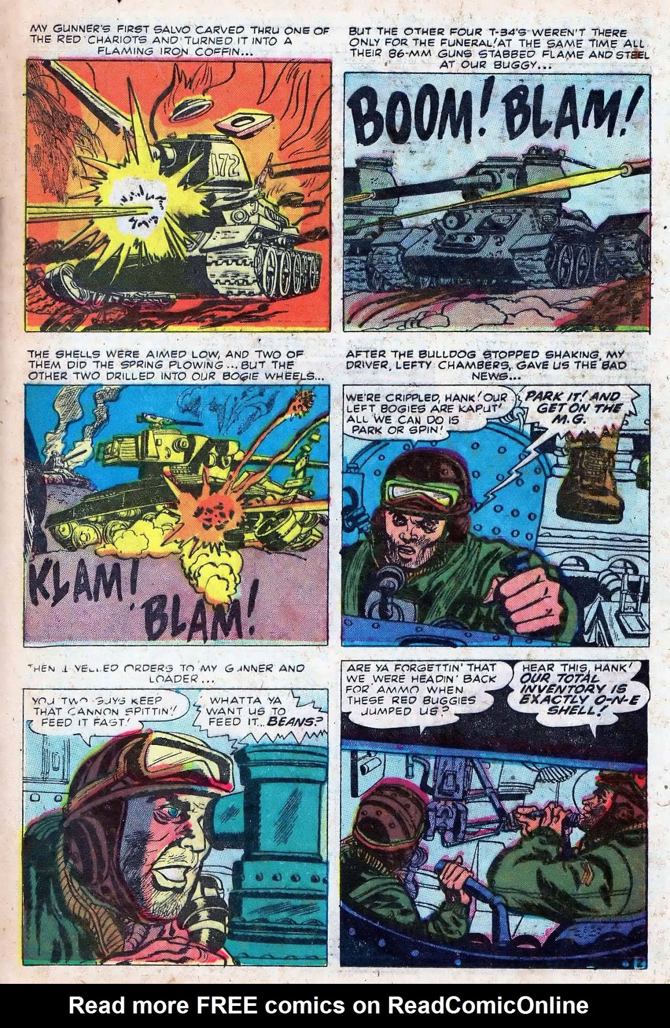 Read online Combat (1952) comic -  Issue #4 - 21