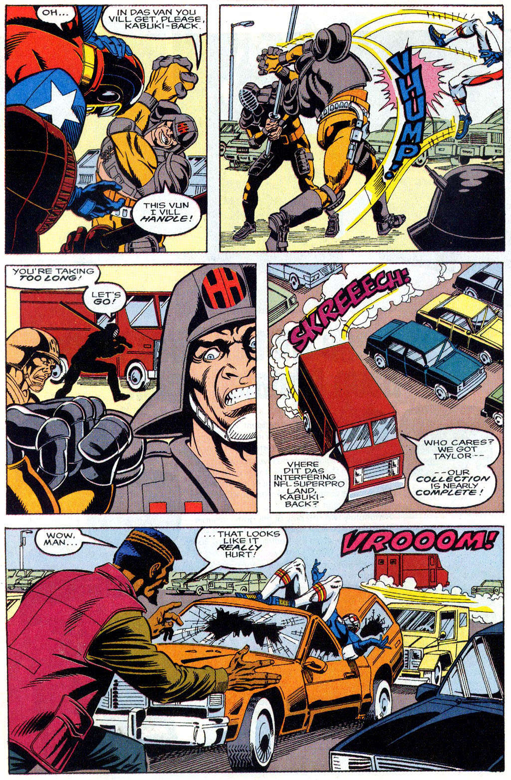 Read online NFL SuperPro comic -  Issue #5 - 6