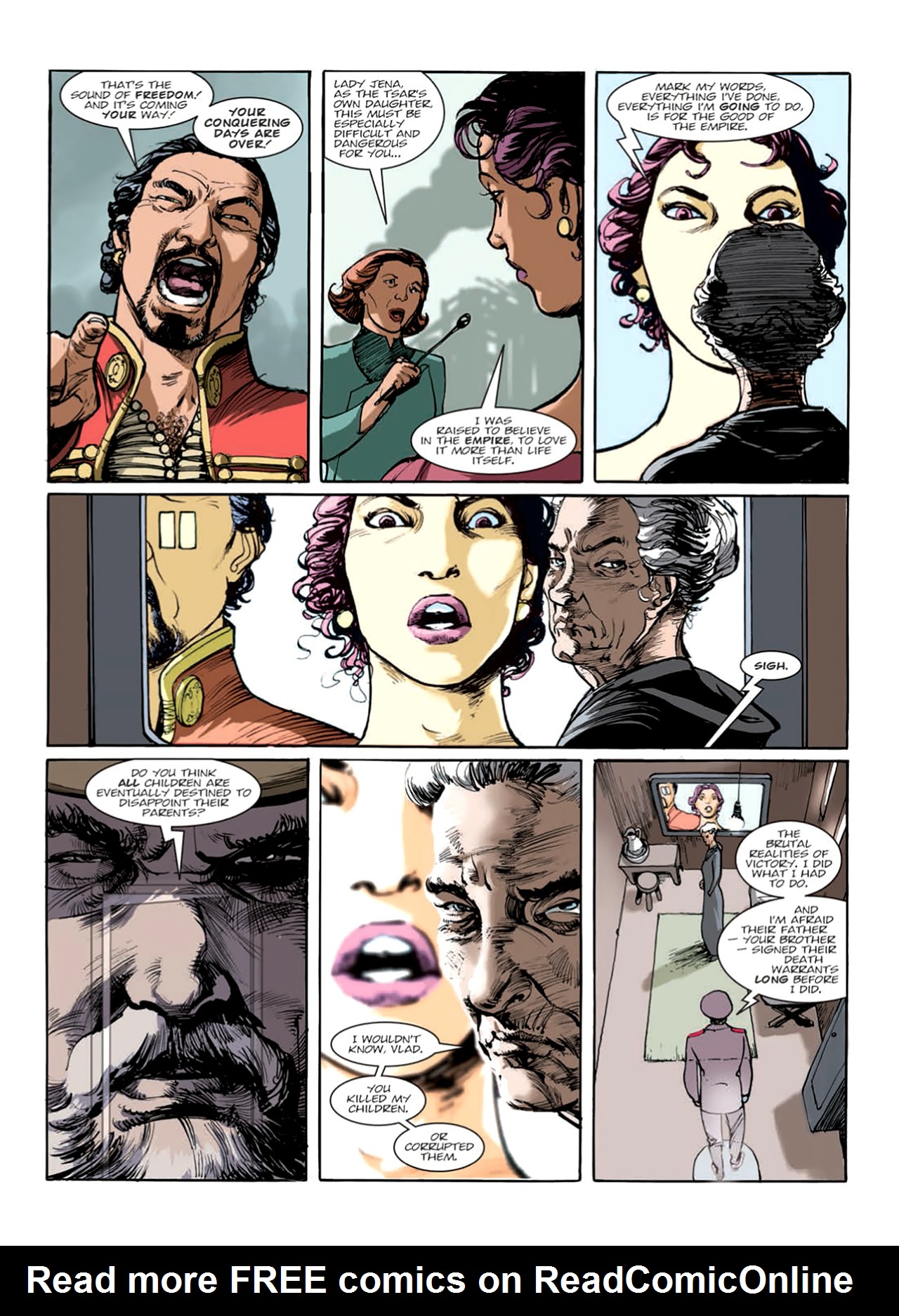 Read online Nikolai Dante comic -  Issue # TPB 9 - 125
