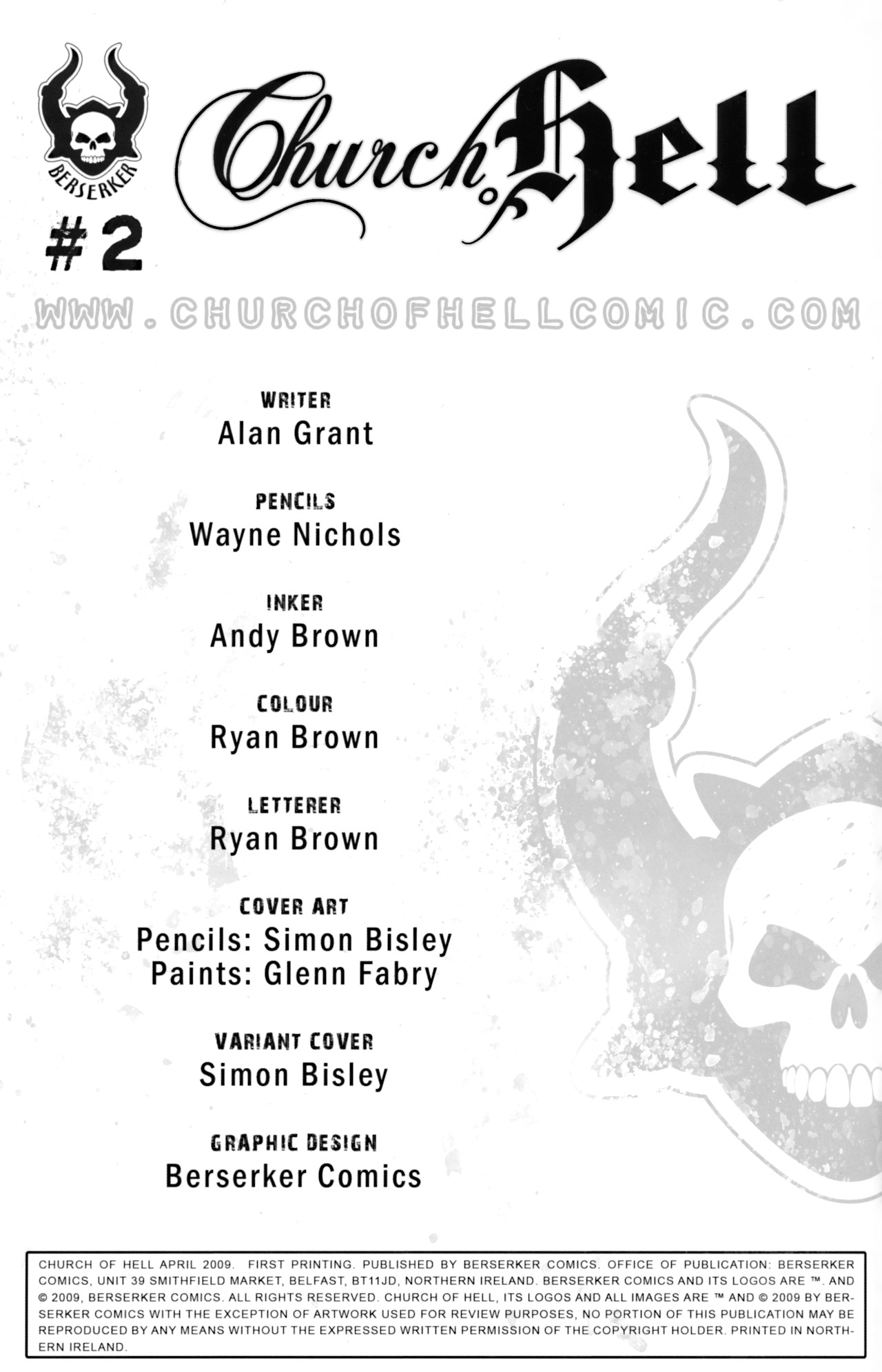 Read online Church of Hell comic -  Issue #2 - 2