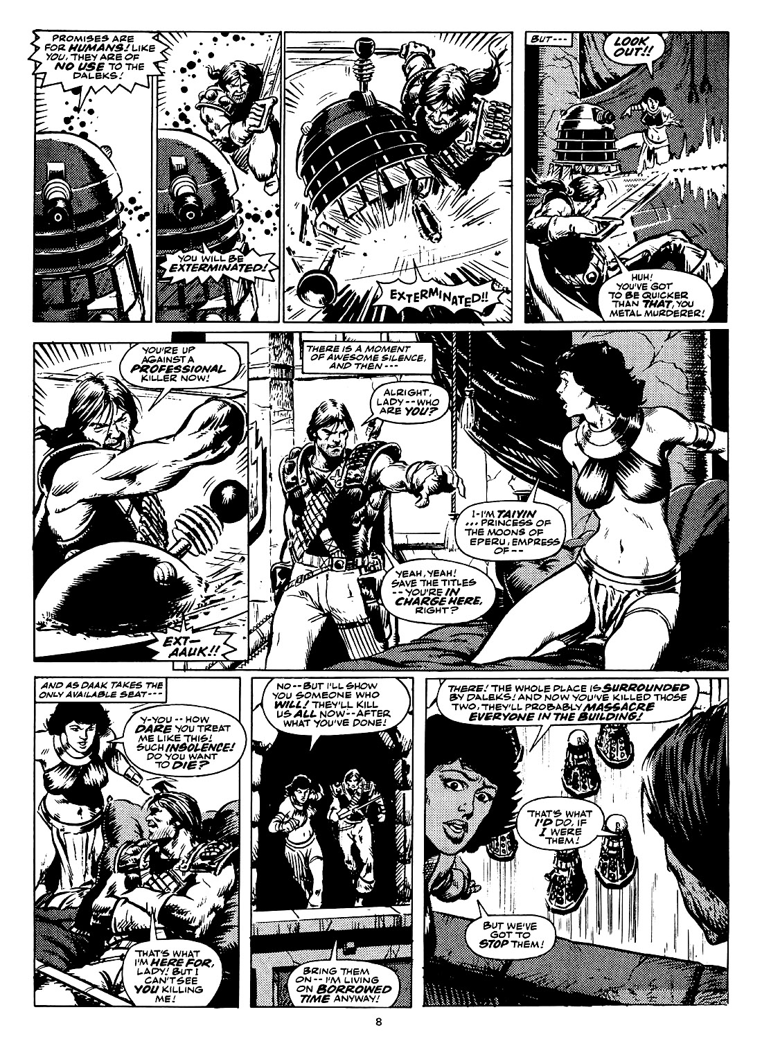 Read online Marvel Graphic Novel comic -  Issue #4 Abslom Daak, Dalek Killer - 8