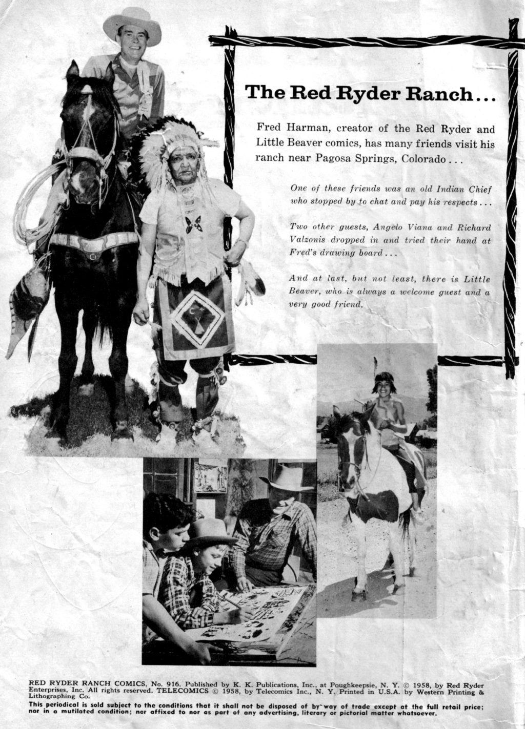 Read online Four Color Comics comic -  Issue #916 - 2