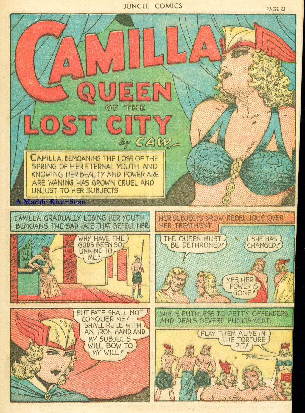 Read online Jungle Comics comic -  Issue #4 - 25