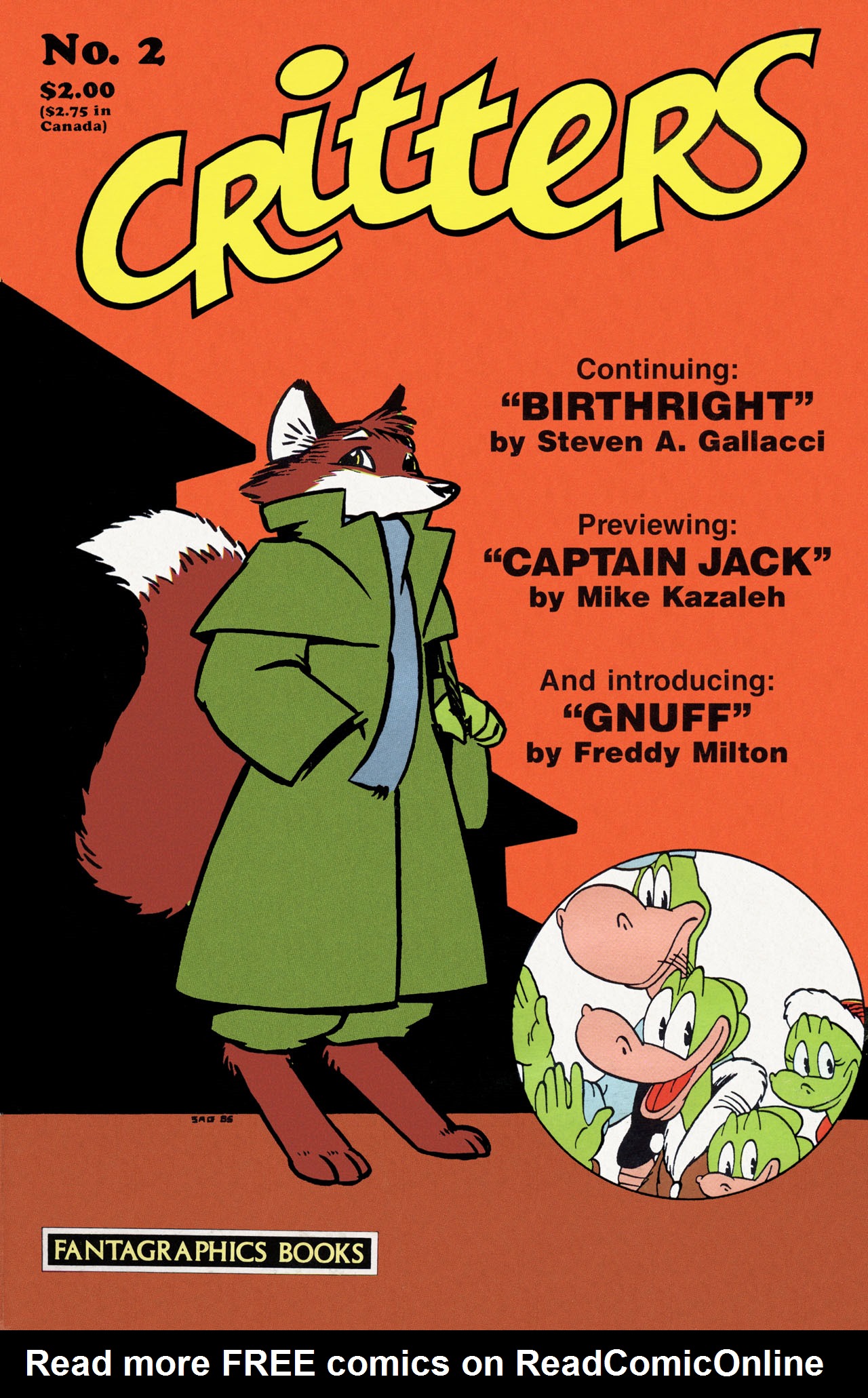 Read online Critters comic -  Issue #2 - 1
