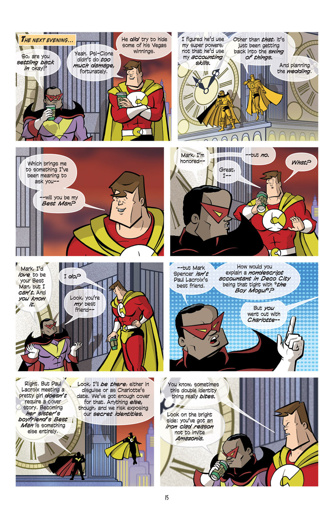 Read online Love and Capes comic -  Issue #9 - 16