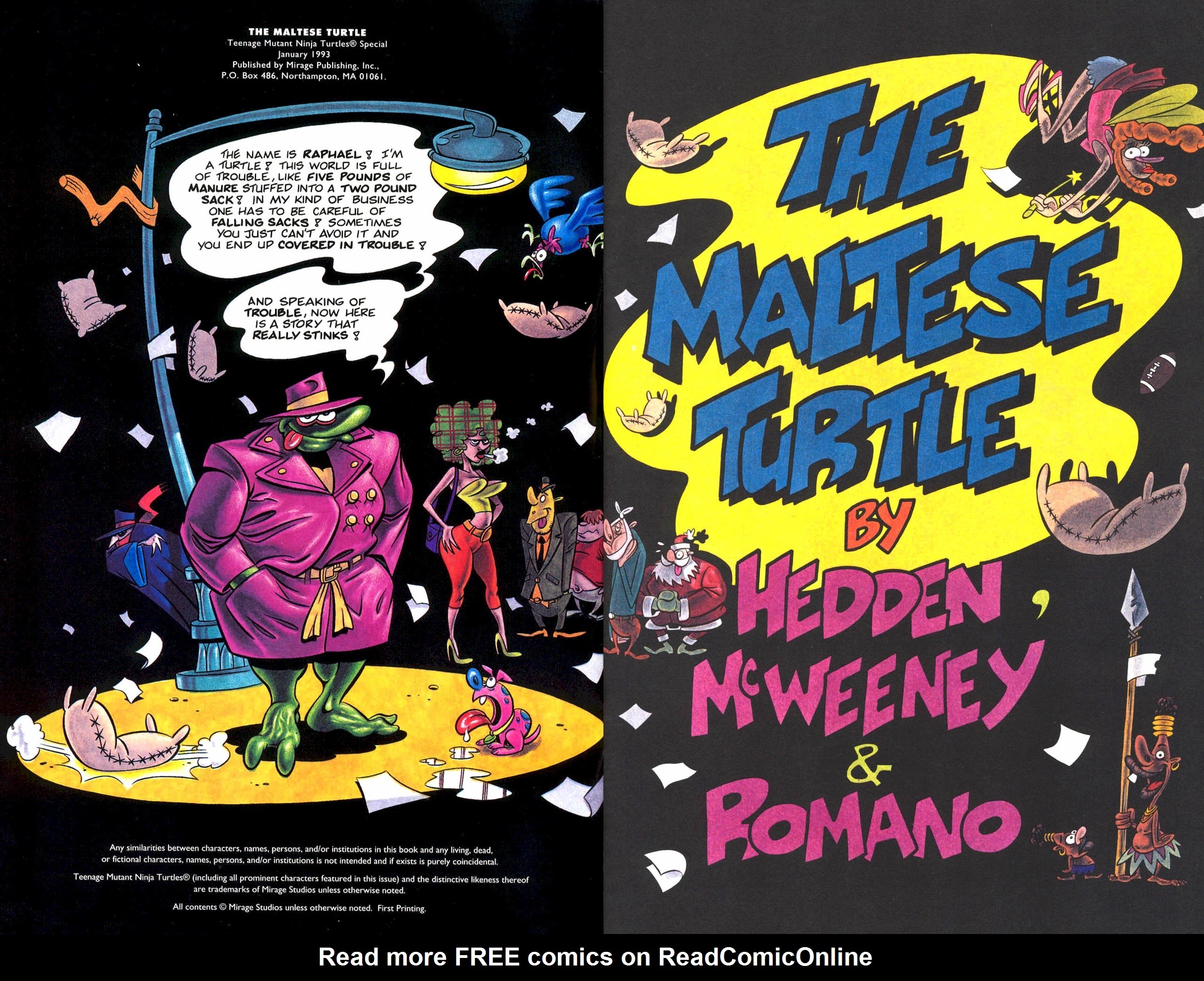 Read online Teenage Mutant Ninja Turtles: The Maltese Turtle comic -  Issue # Full - 2