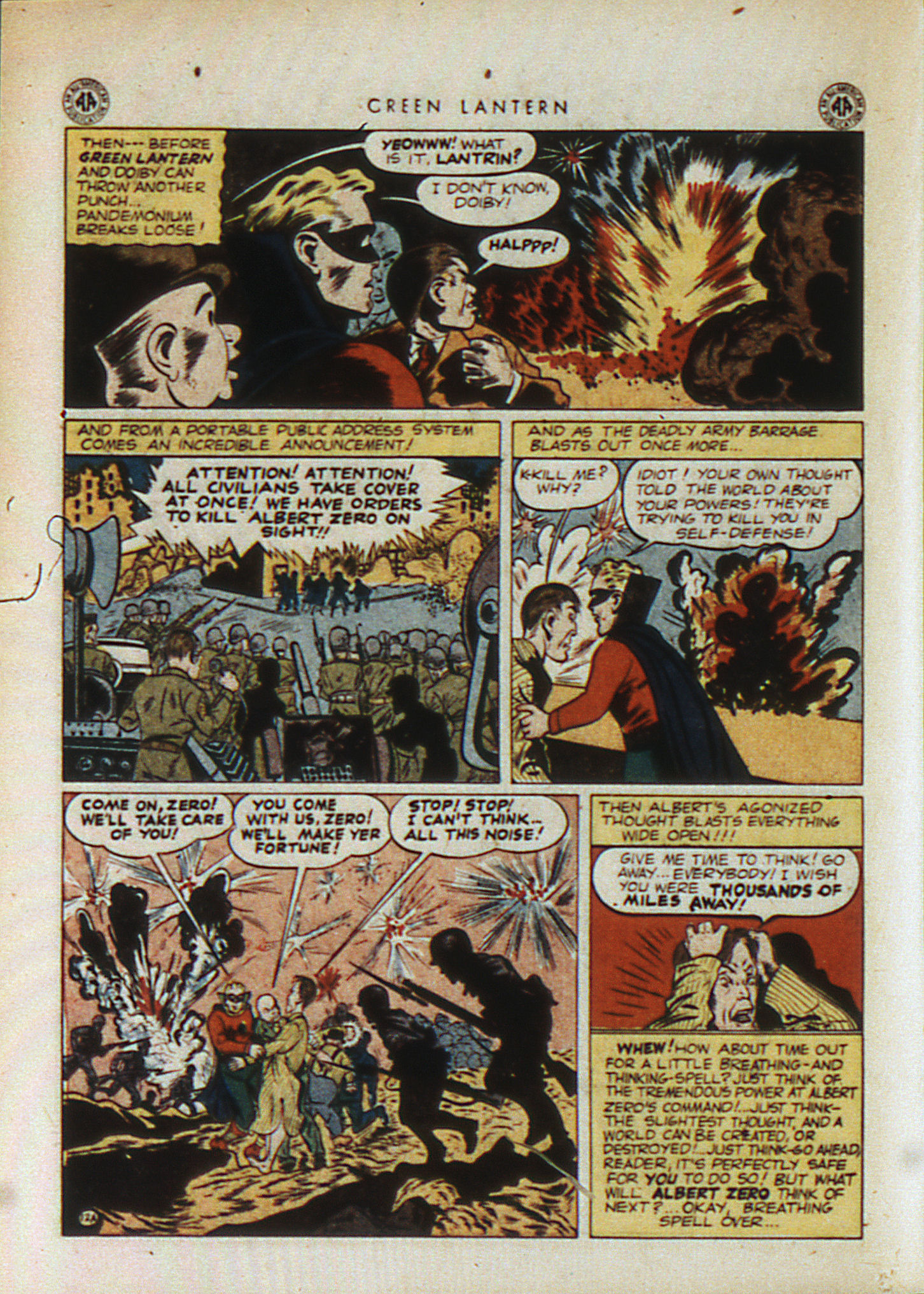 Read online Green Lantern (1941) comic -  Issue #15 - 15