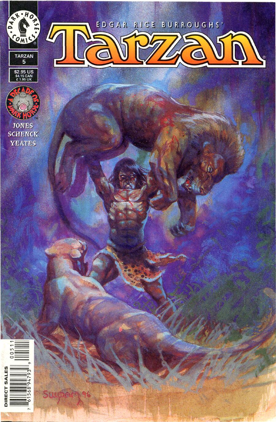 Read online Tarzan (1996) comic -  Issue #5 - 1