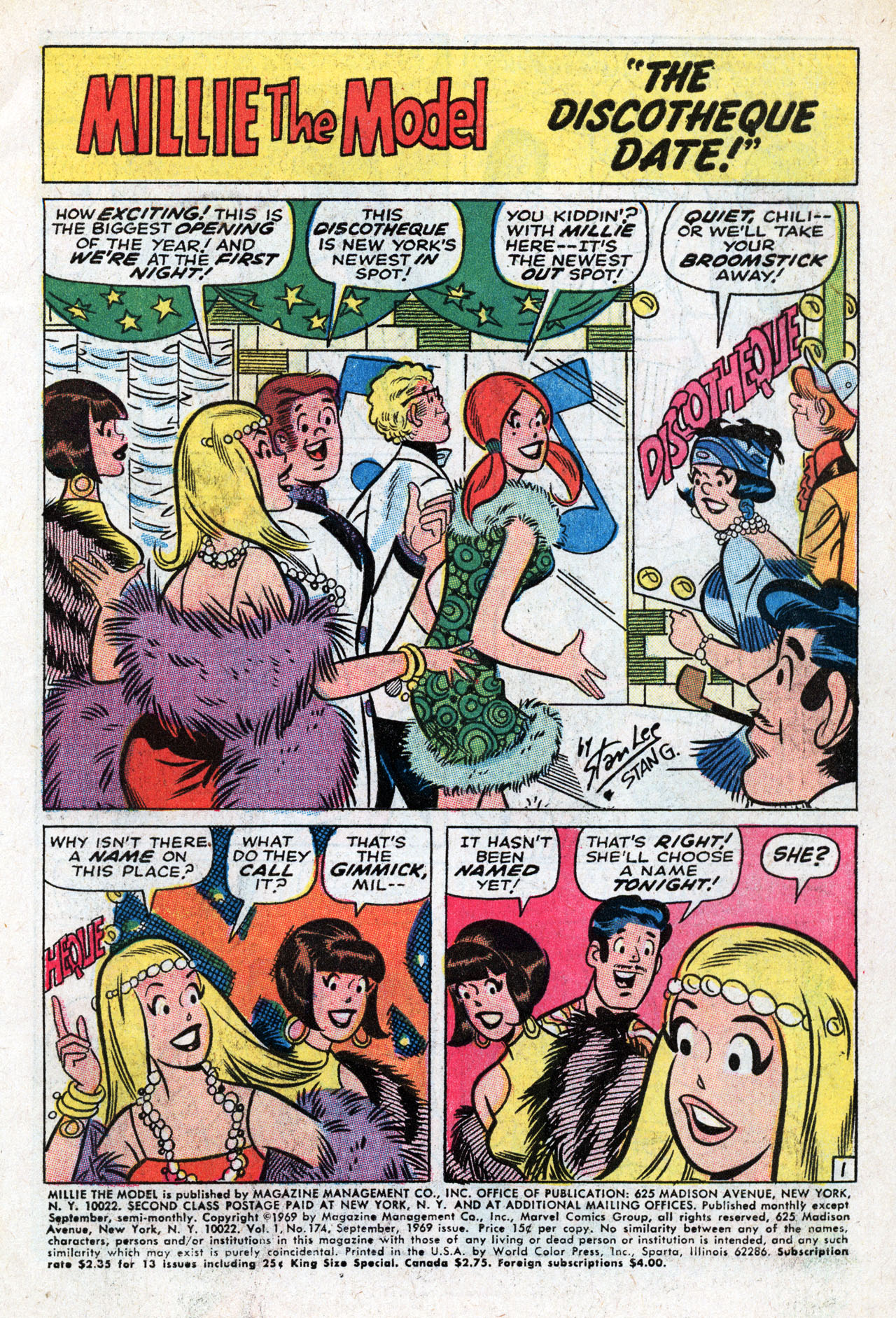 Read online Millie the Model comic -  Issue #174 - 3