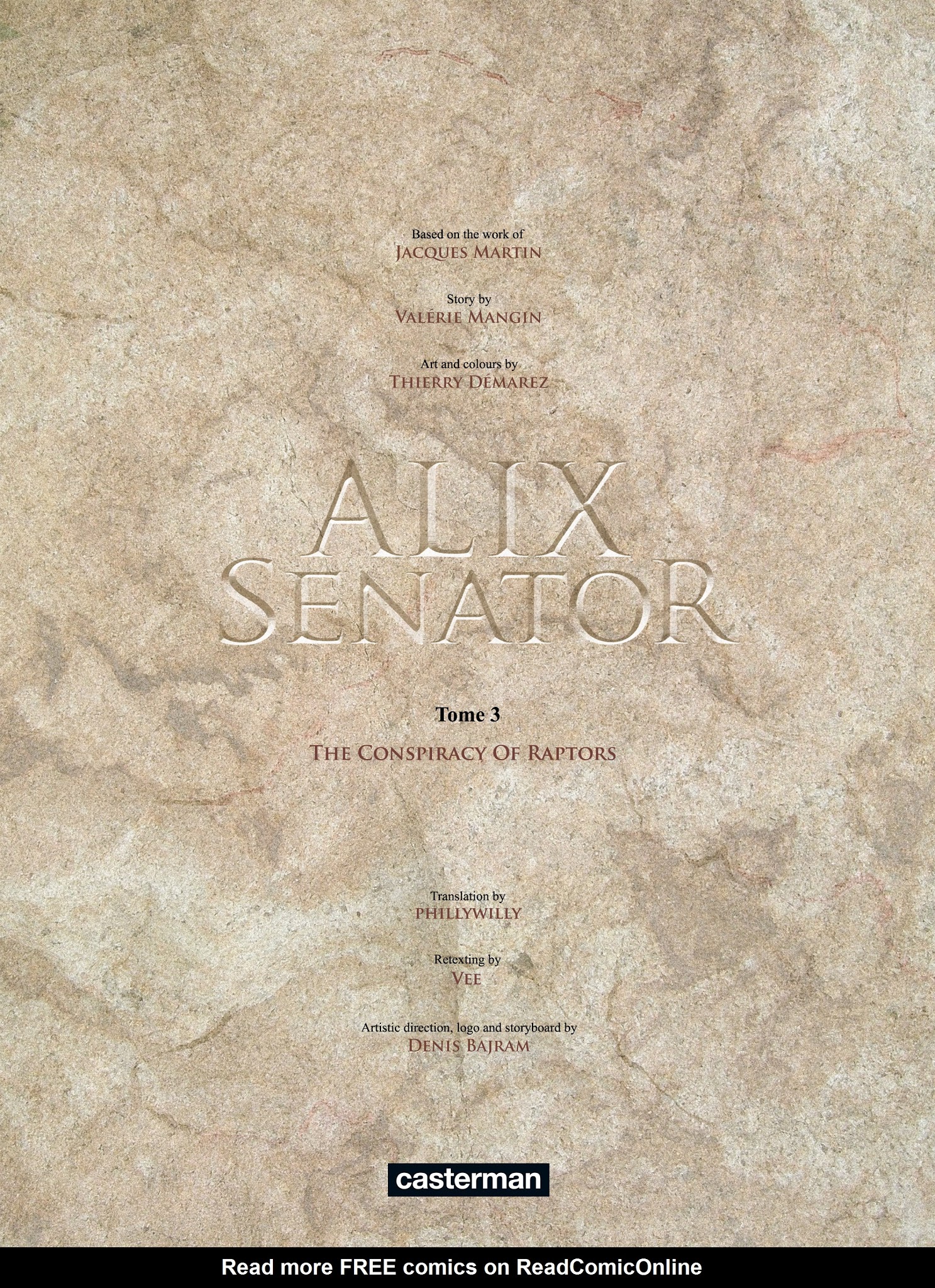 Read online Alix Senator comic -  Issue #3 - 2