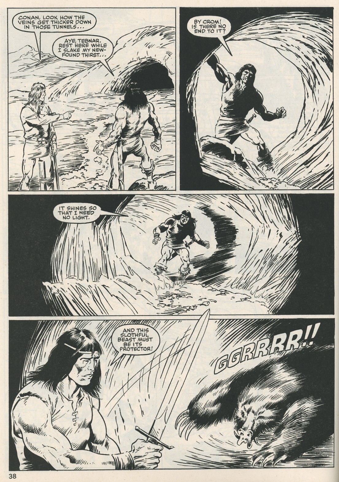 Read online The Savage Sword Of Conan comic -  Issue #115 - 38