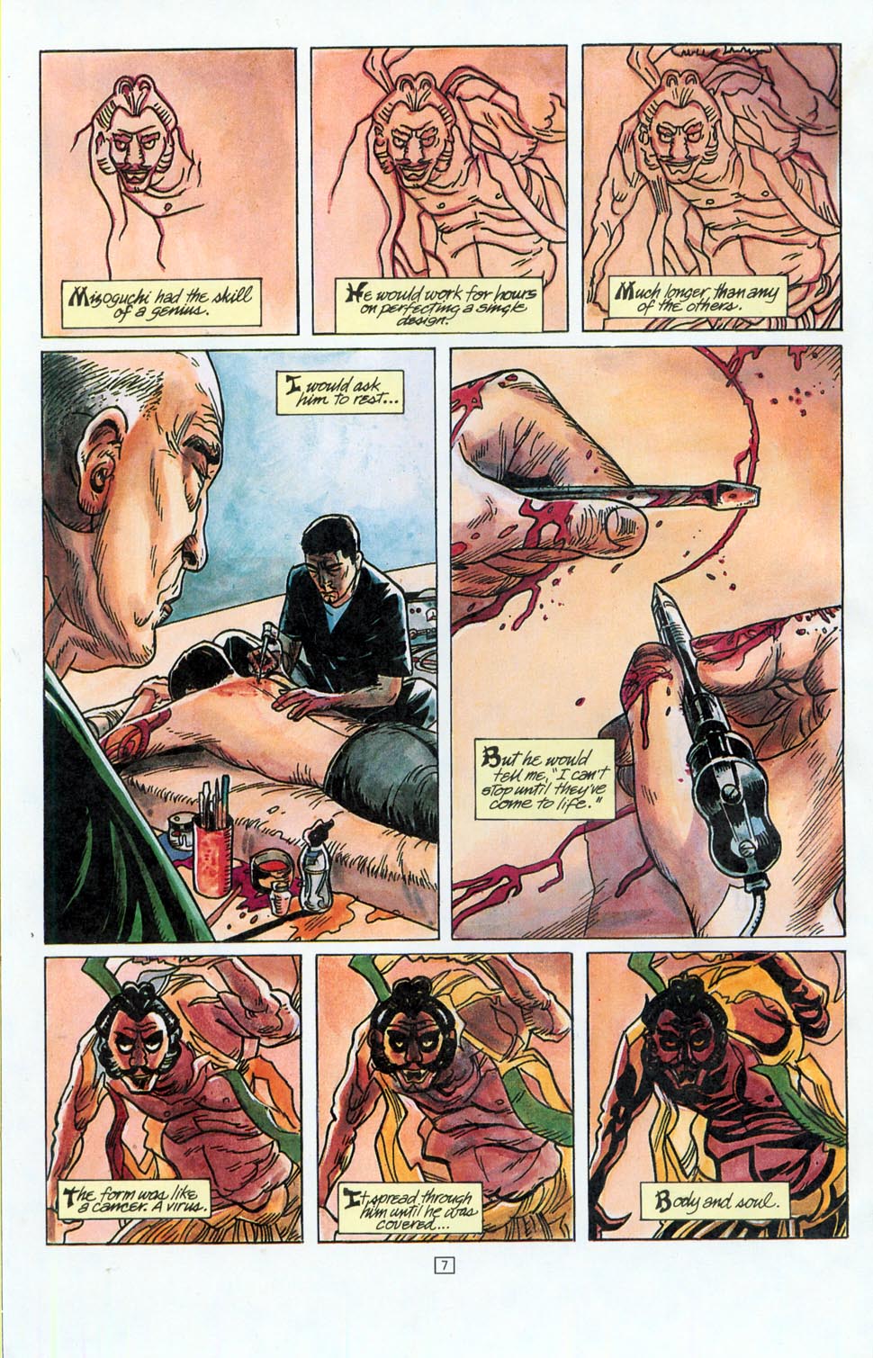 Read online Skin Graft: The Adventures of a Tattooed Man comic -  Issue #3 - 10