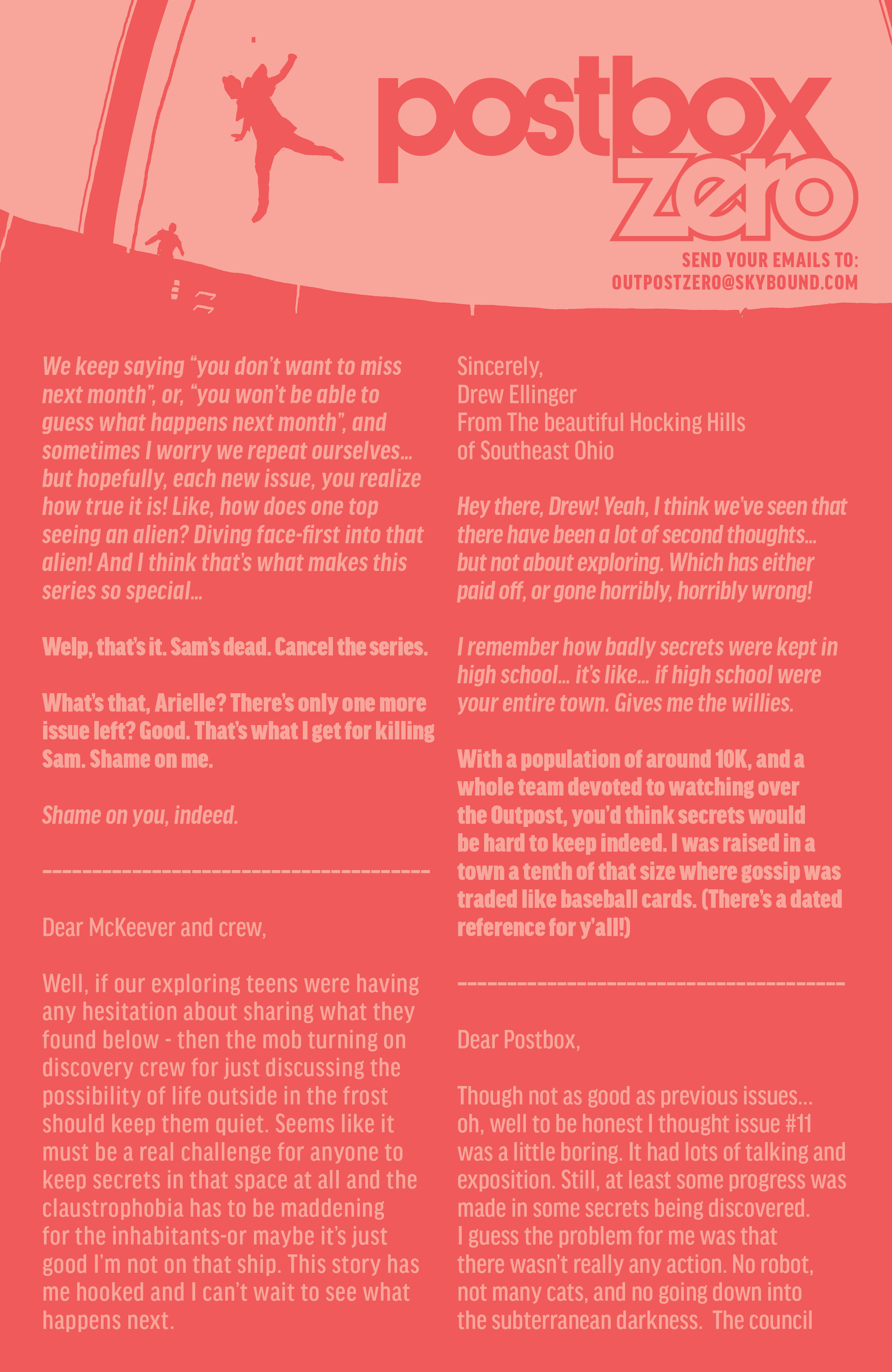 Read online Outpost Zero comic -  Issue #13 - 23