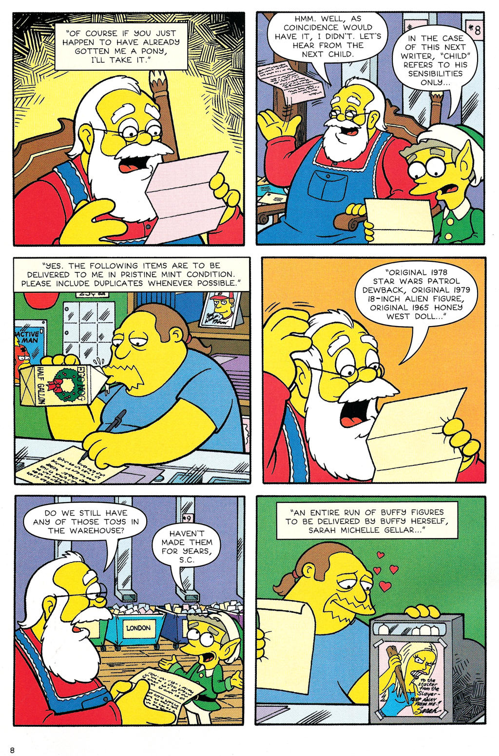 Read online The Simpsons Winter Wingding comic -  Issue #1 - 10
