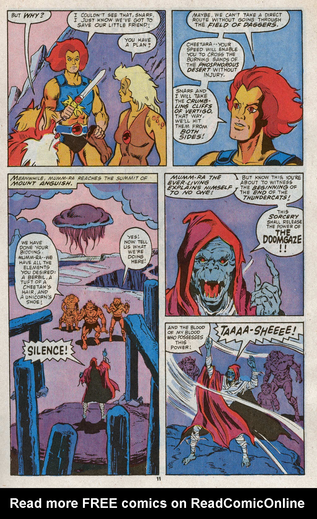 Read online ThunderCats (1985) comic -  Issue #19 - 17