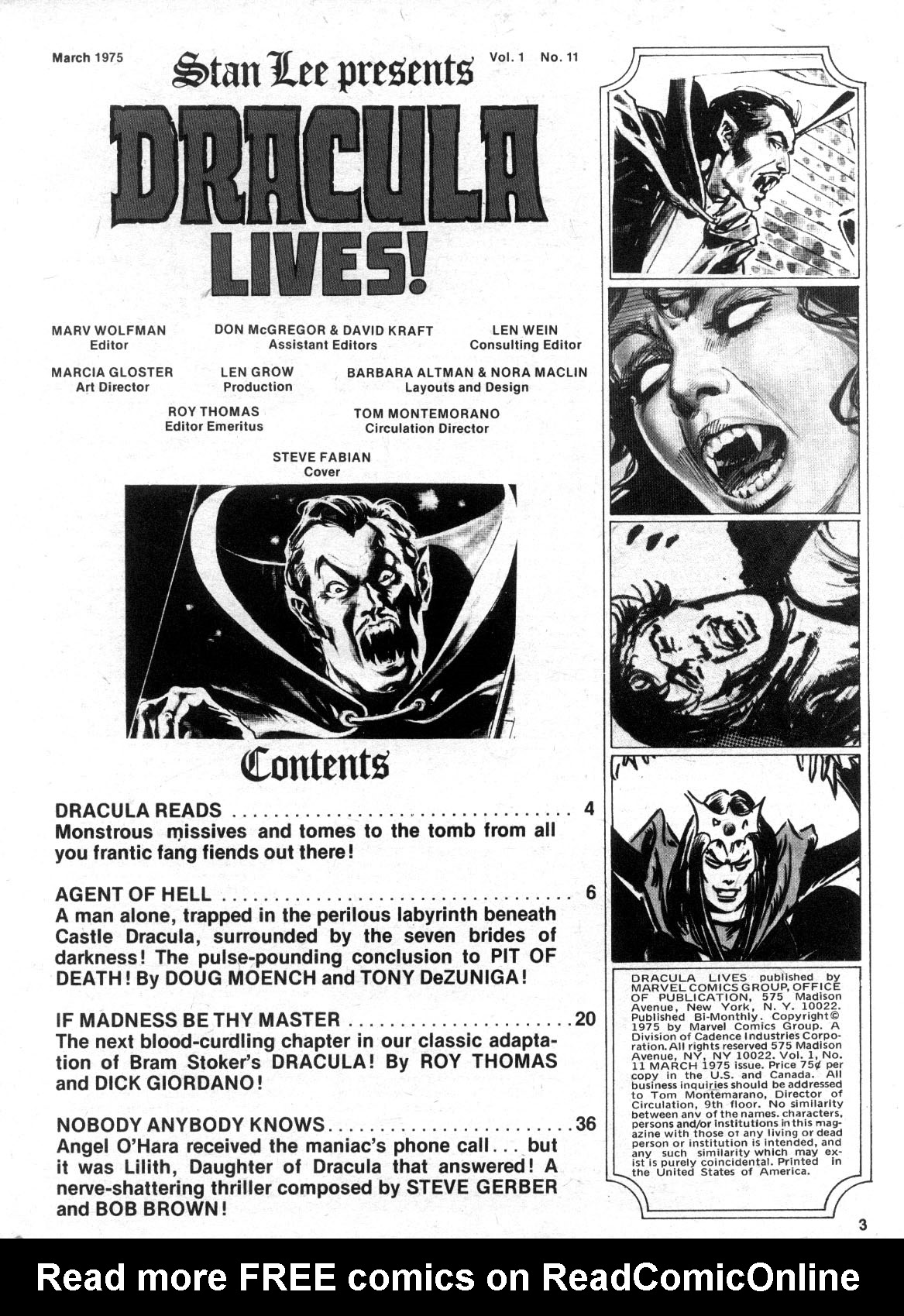 Read online Dracula Lives comic -  Issue #11 - 4